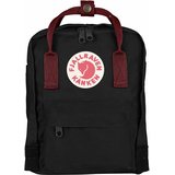 Fjällräven Kånken Mini Black/Ox Red (Musta/Punainen) 550-326