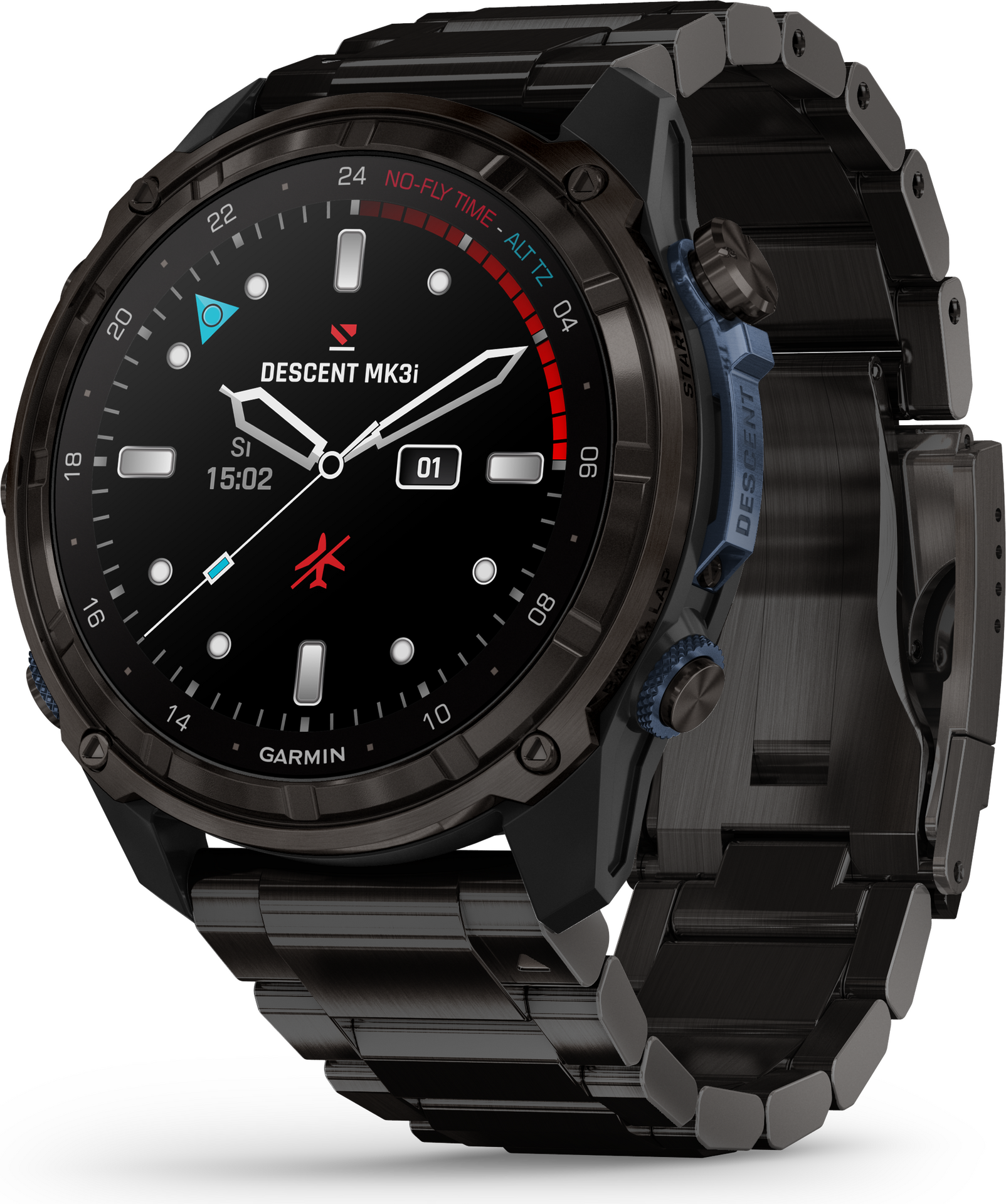 Garmin Descent Mk3i Ti - 51 mm Carbon Gray DLC Ti/Ti