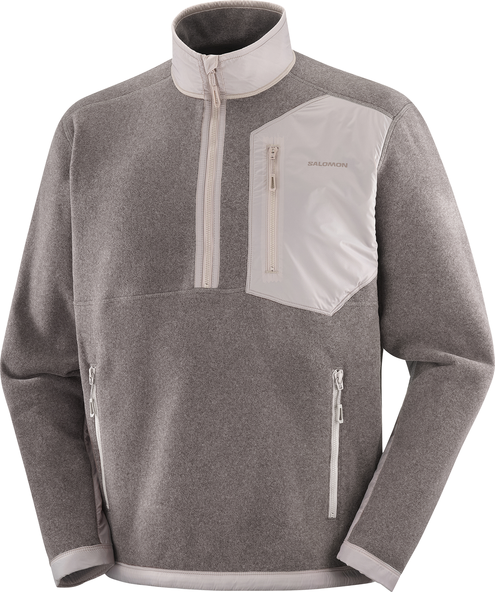 Salomon Chroma Fleece Half Zip Mens Iron