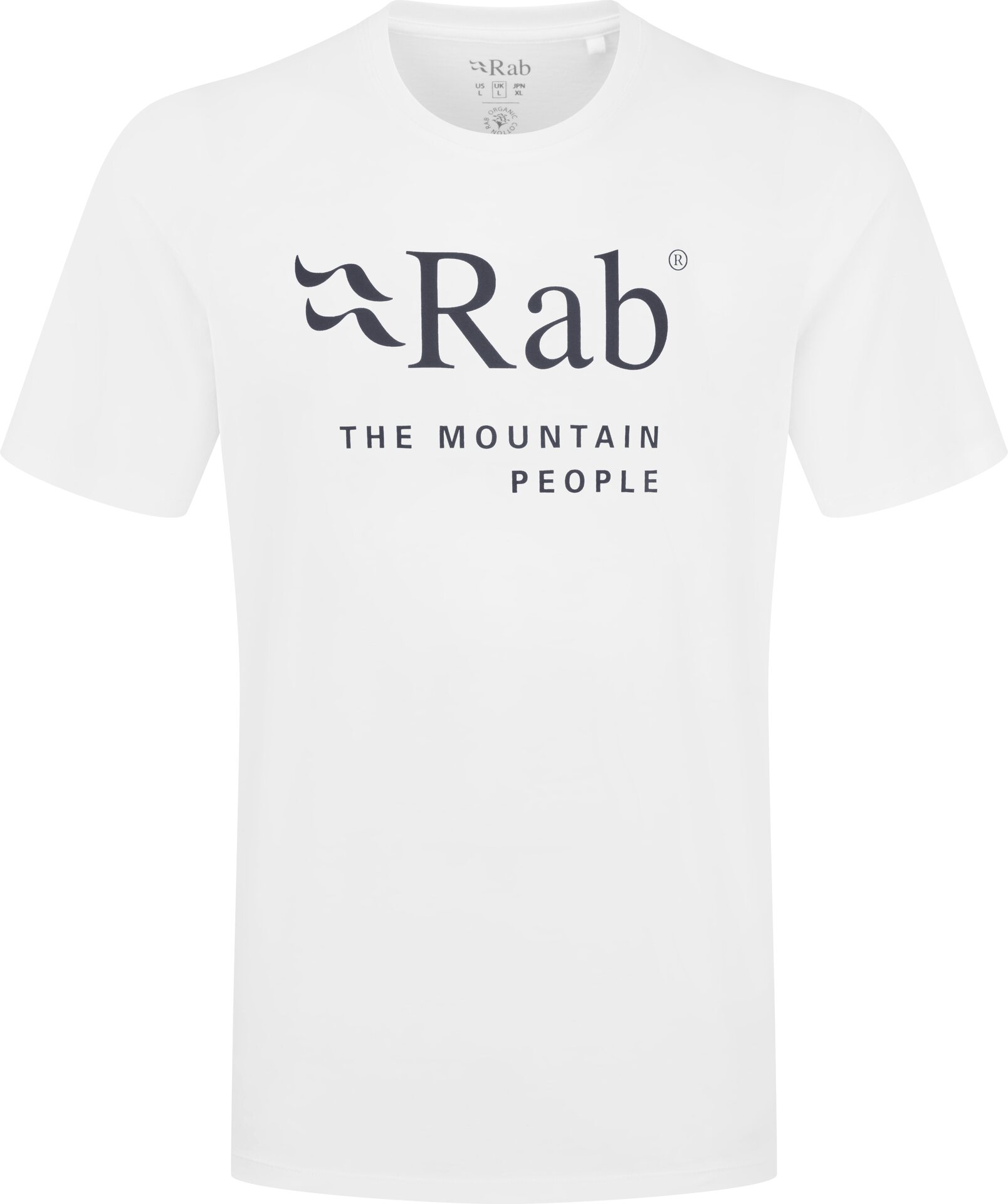 Rab Stance Mountain Organic Cotton Tee Mens White