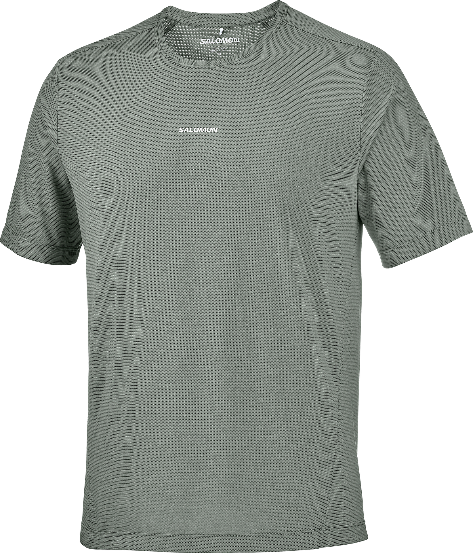 Salomon SHKout Core Short Sleeve Tee Mens Castor Gray