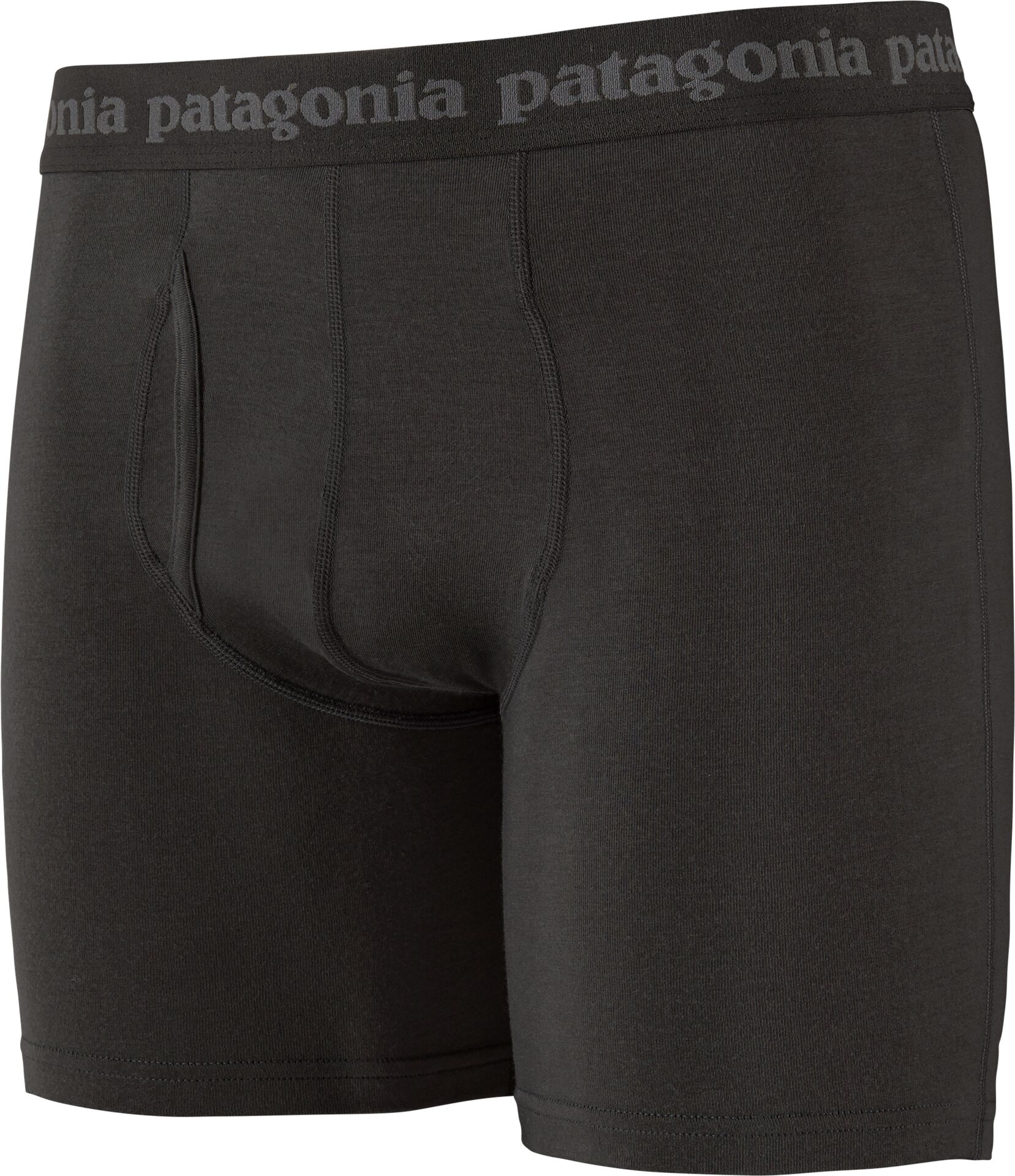 Patagonia Essential Boxer Briefs - 6 in. Mens Black