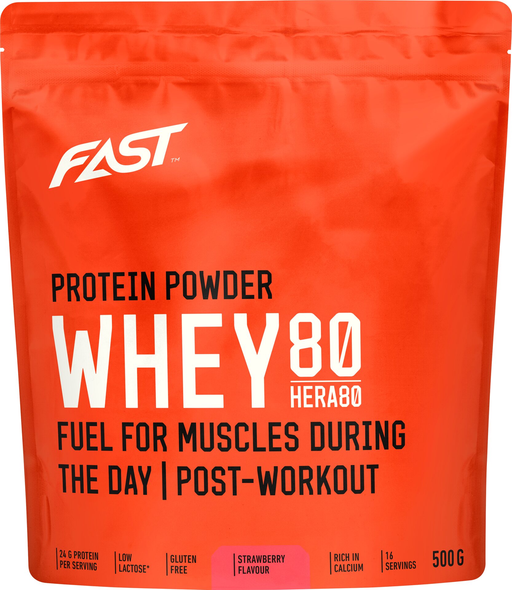 FAST Hera80 - heraproteiini, 500g Strawberry