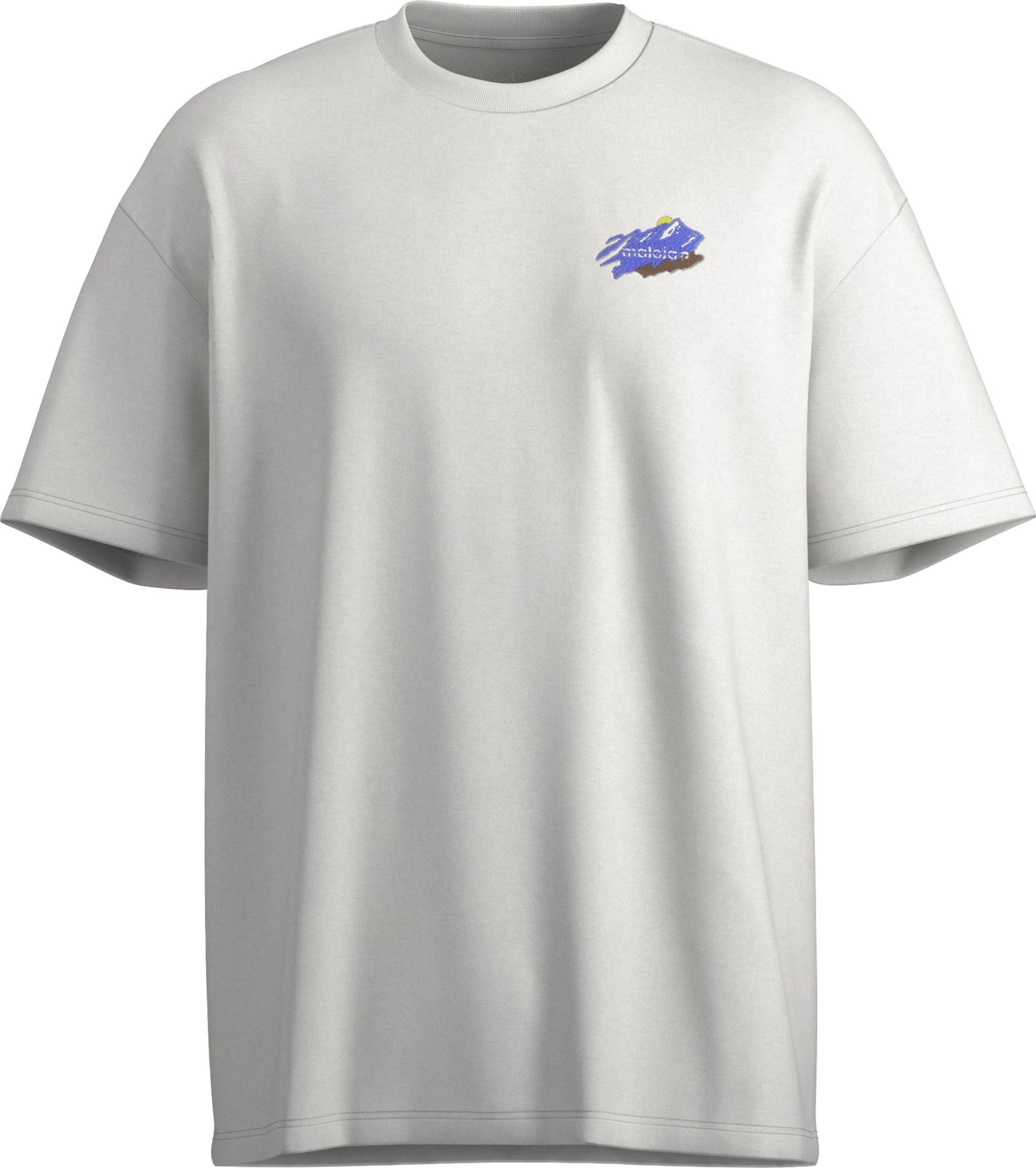 Maloja CaprinoM. Organic Cotton Tee Mens Natural Mountain