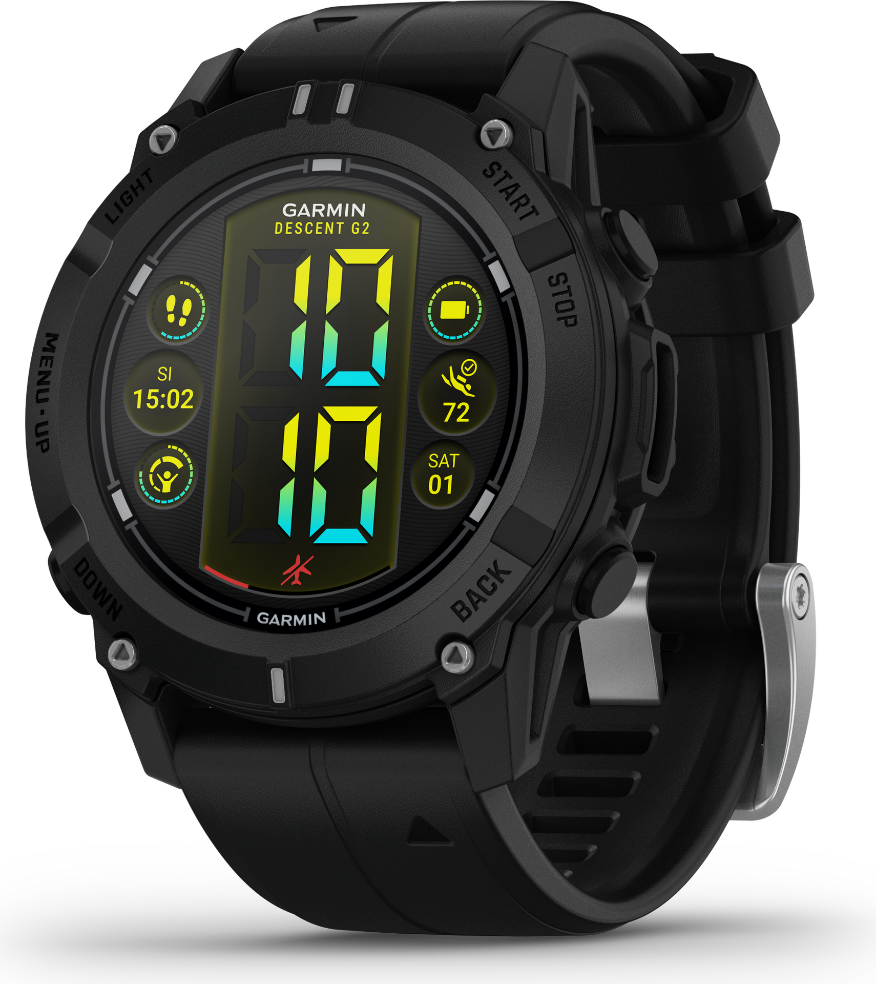 Garmin Descent G2 Dive Black with Black Band