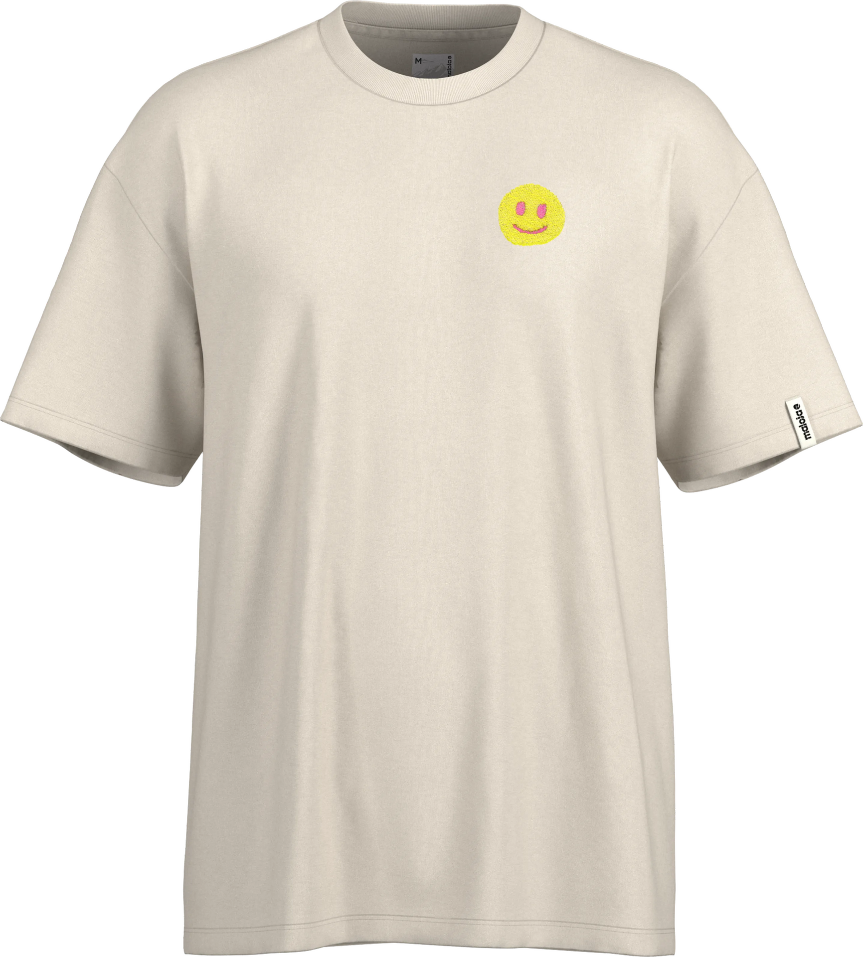 Maloja WaxenM. Organic Cotton Tee Mens Natural Smiley