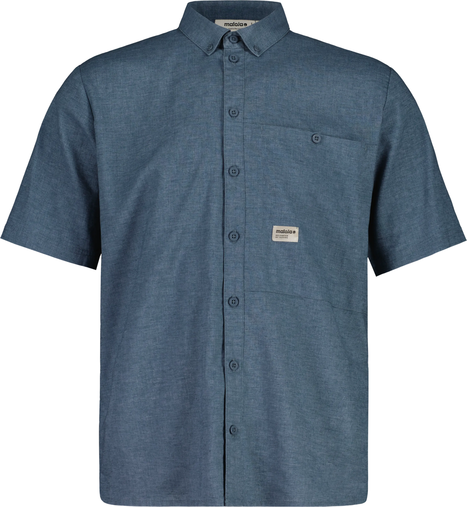 Maloja ClarkM. Adventure Shirt Mens Dusty Blue