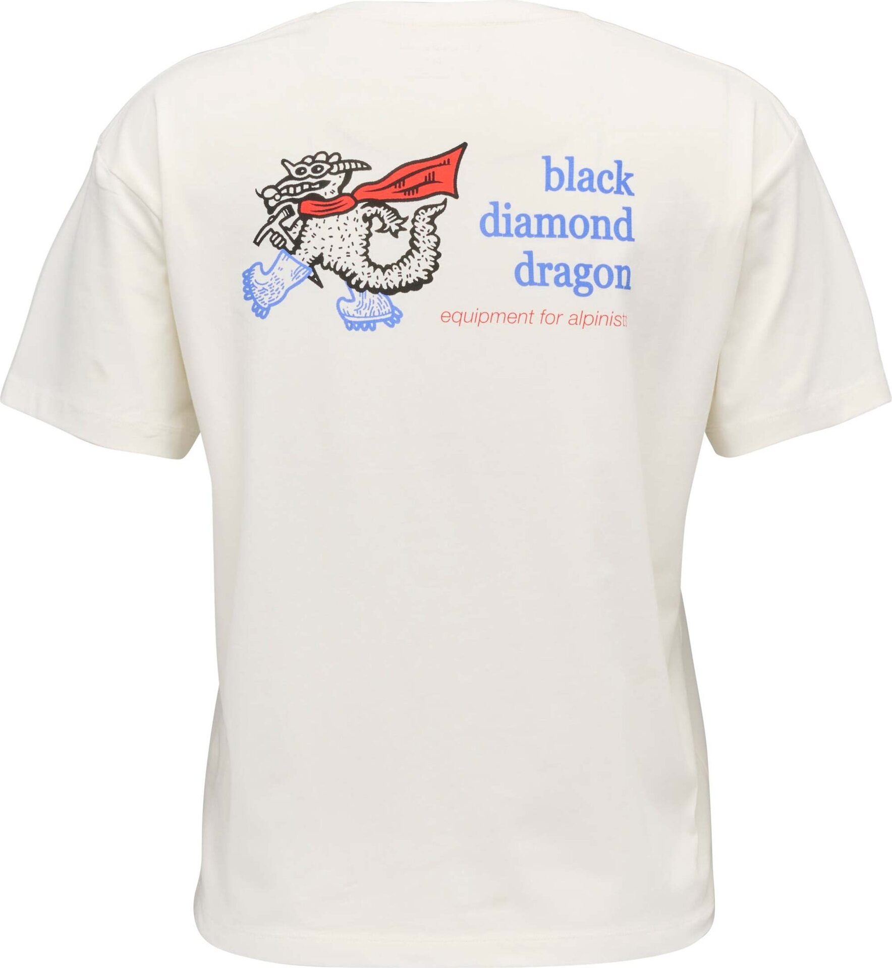 Black Diamond Dragon Short Sleeve Tee Womens Off White
