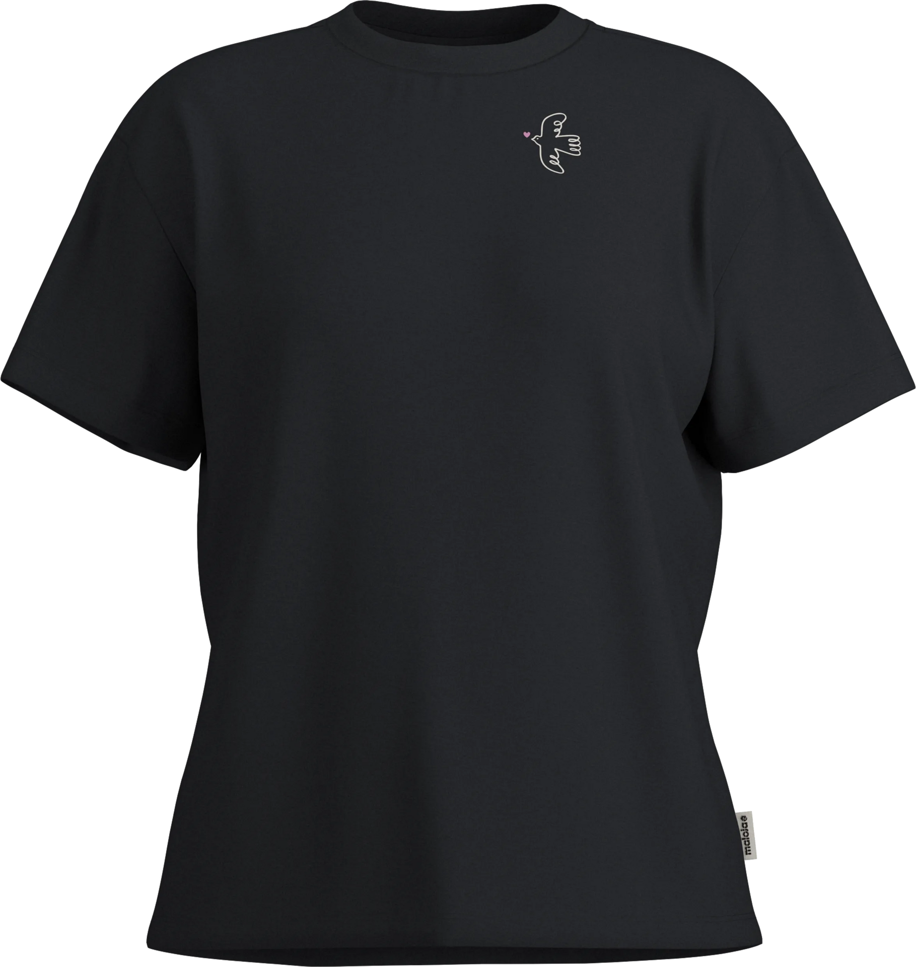 Maloja CassetteM. Organic Cotton Tee Womens Deep Black