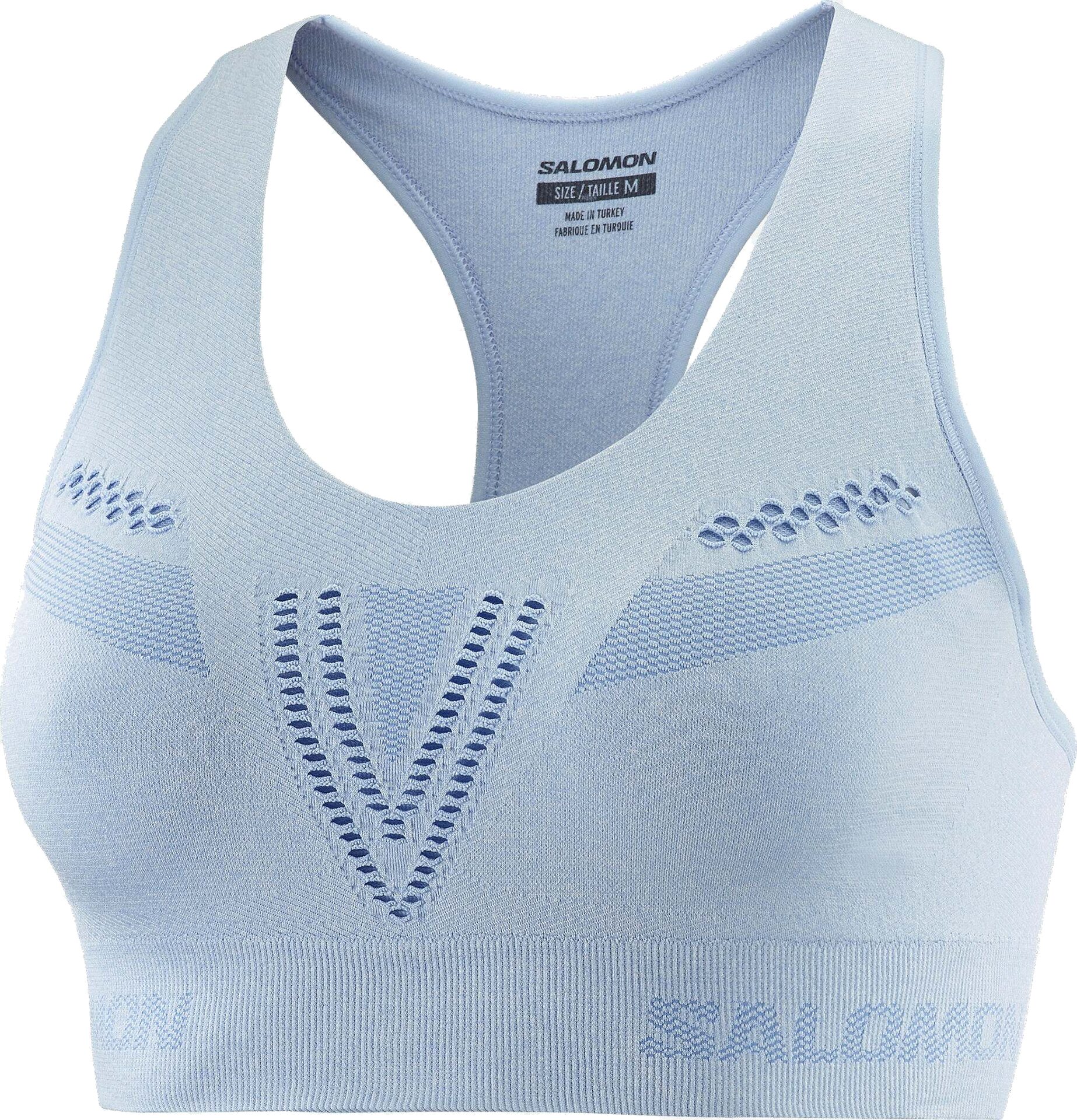 Salomon Essential Move On Seamless Chambray Blue / Heather