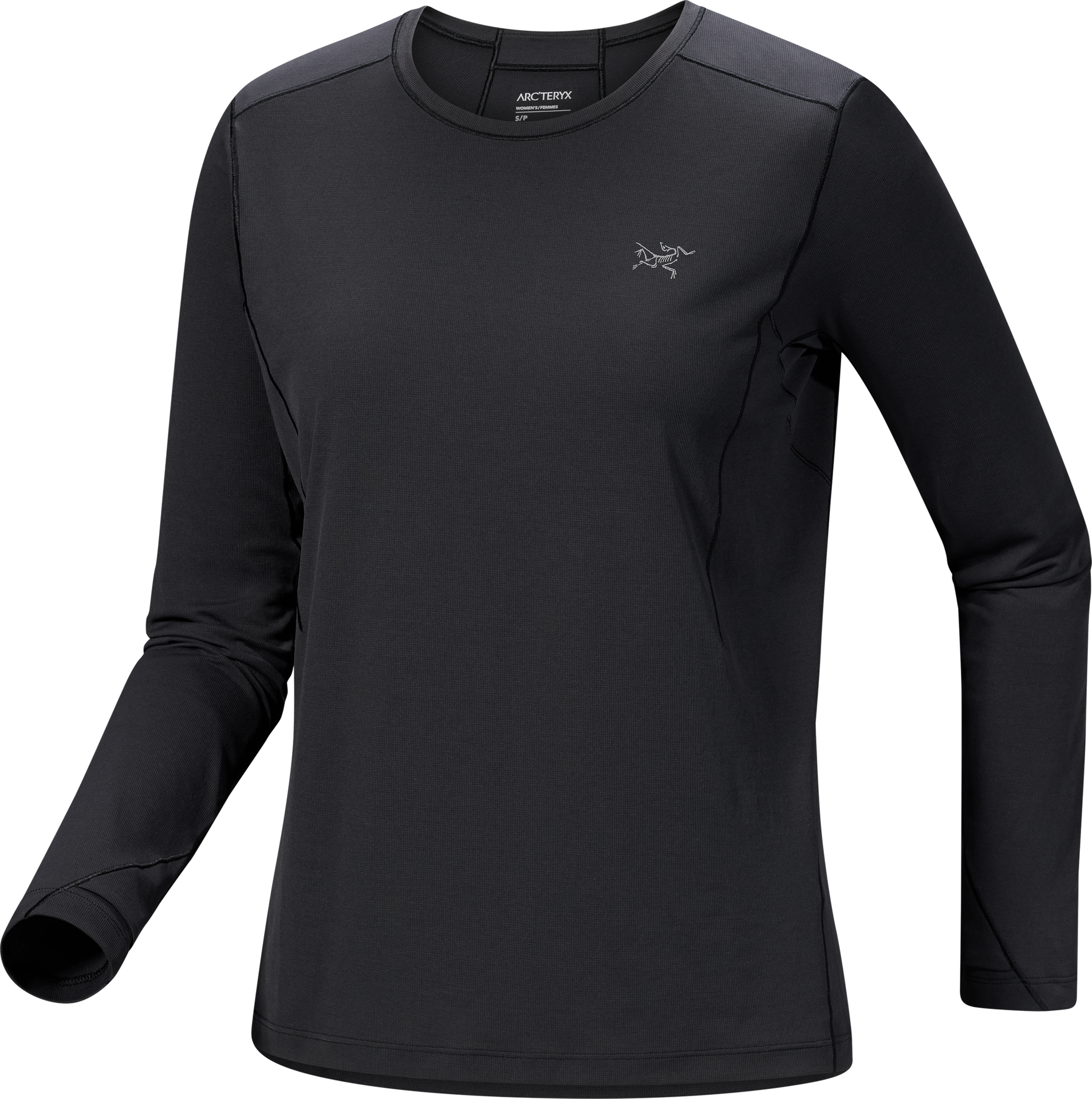Arc'teryx Sunna Crew LS Womens Black