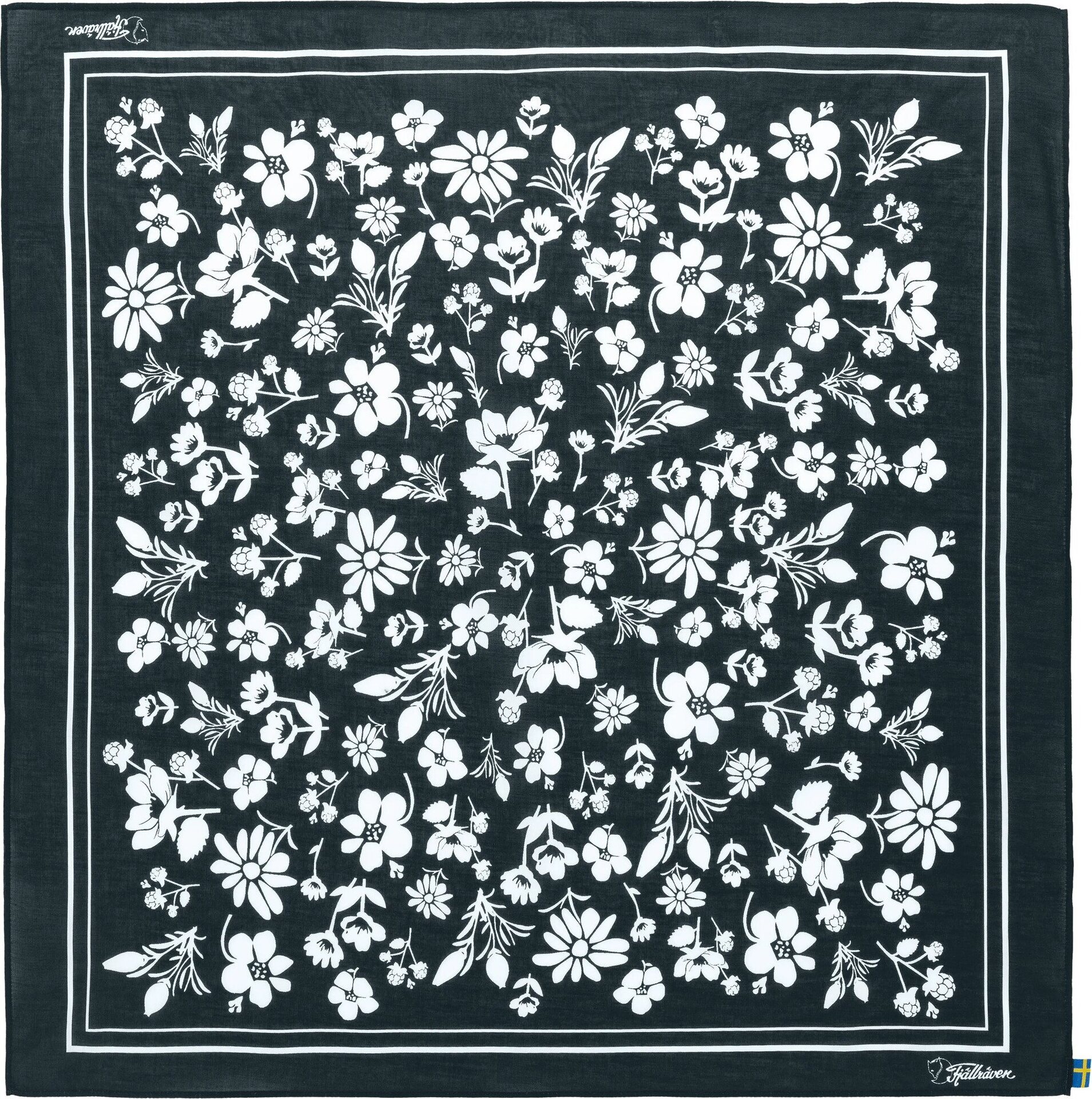 Fjällräven Fjällblomster Bandana Dark Navy