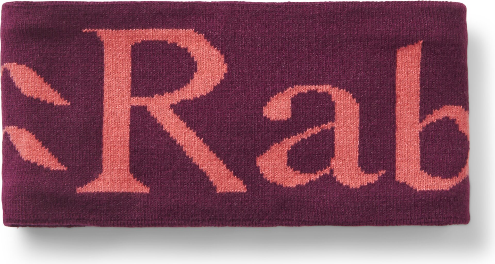 Rab Knitted Logo Headband Mulberry / Hibiscus