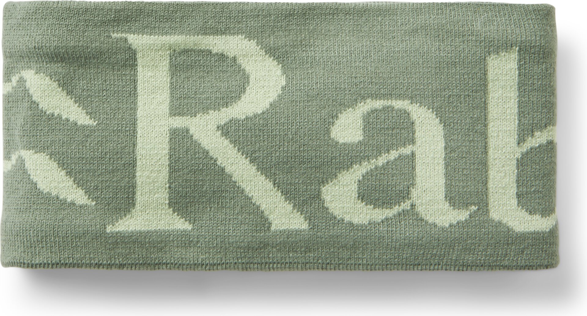 Rab Knitted Logo Headband Dark Fig Green / Fig Green