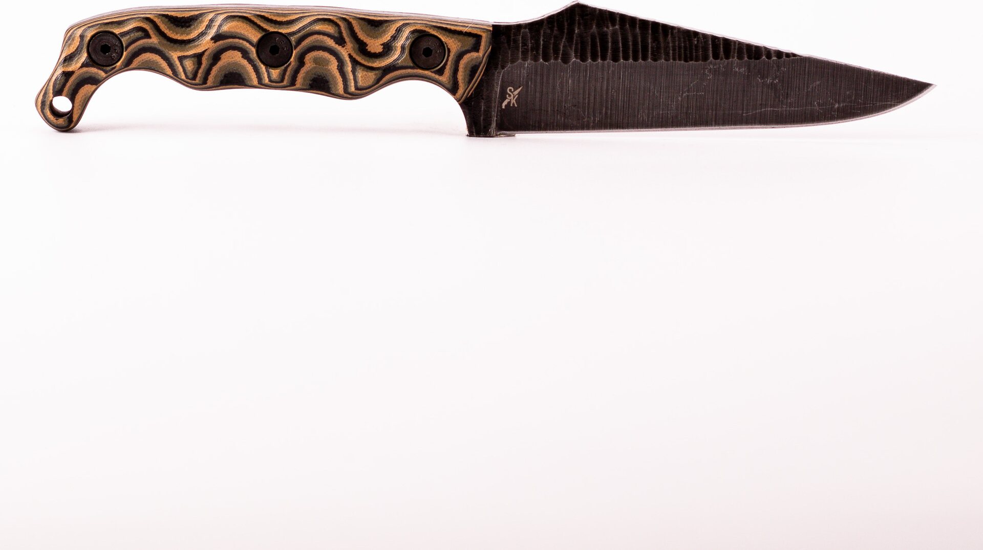 Stroup Knives TU2 - G10, Acid Etched Camo