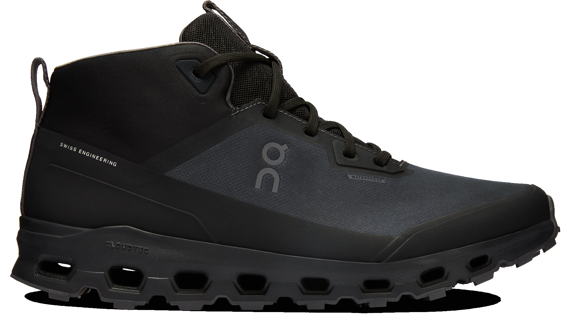 On Cloudroam Waterproof Mens Black / Eclipse