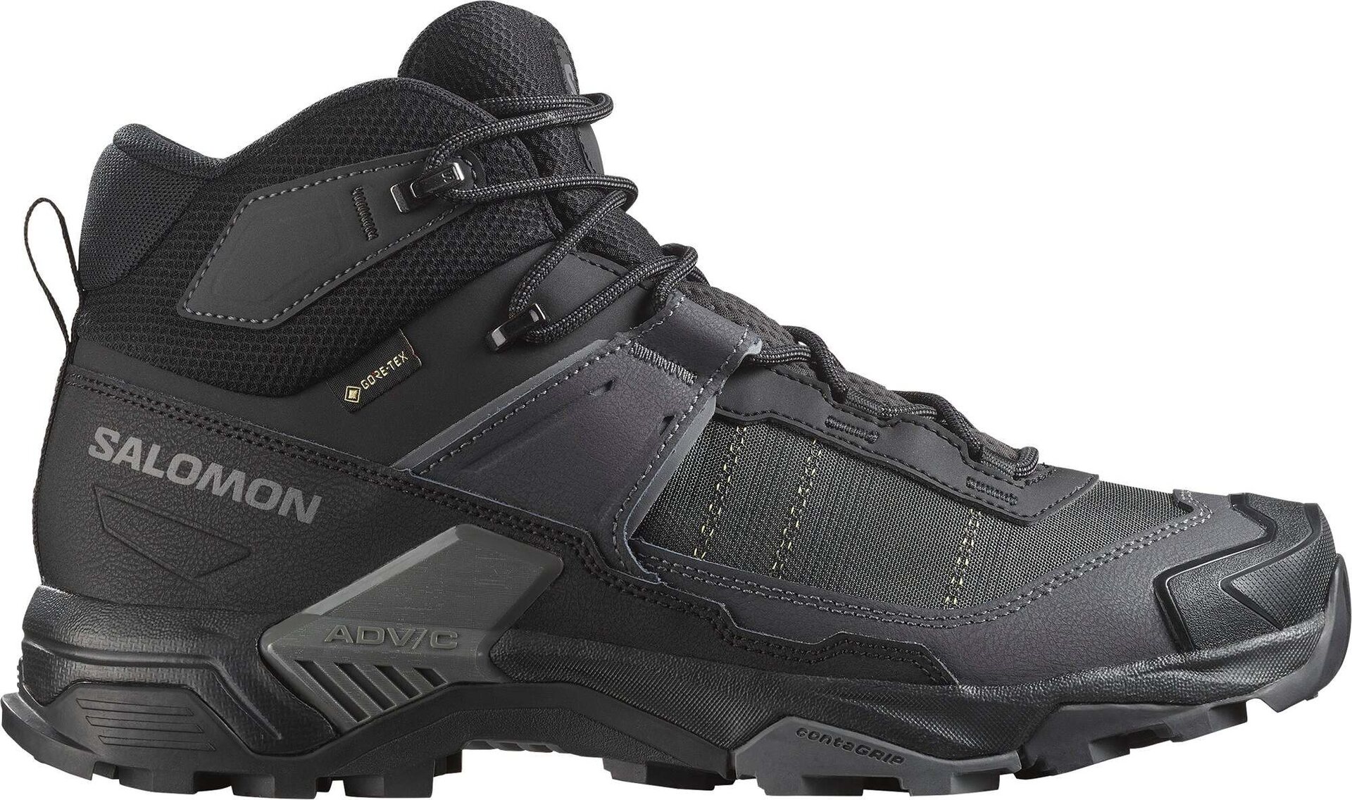 Salomon X Ultra 5 Mid GTX Mens Black / Asphalt / Castlerock