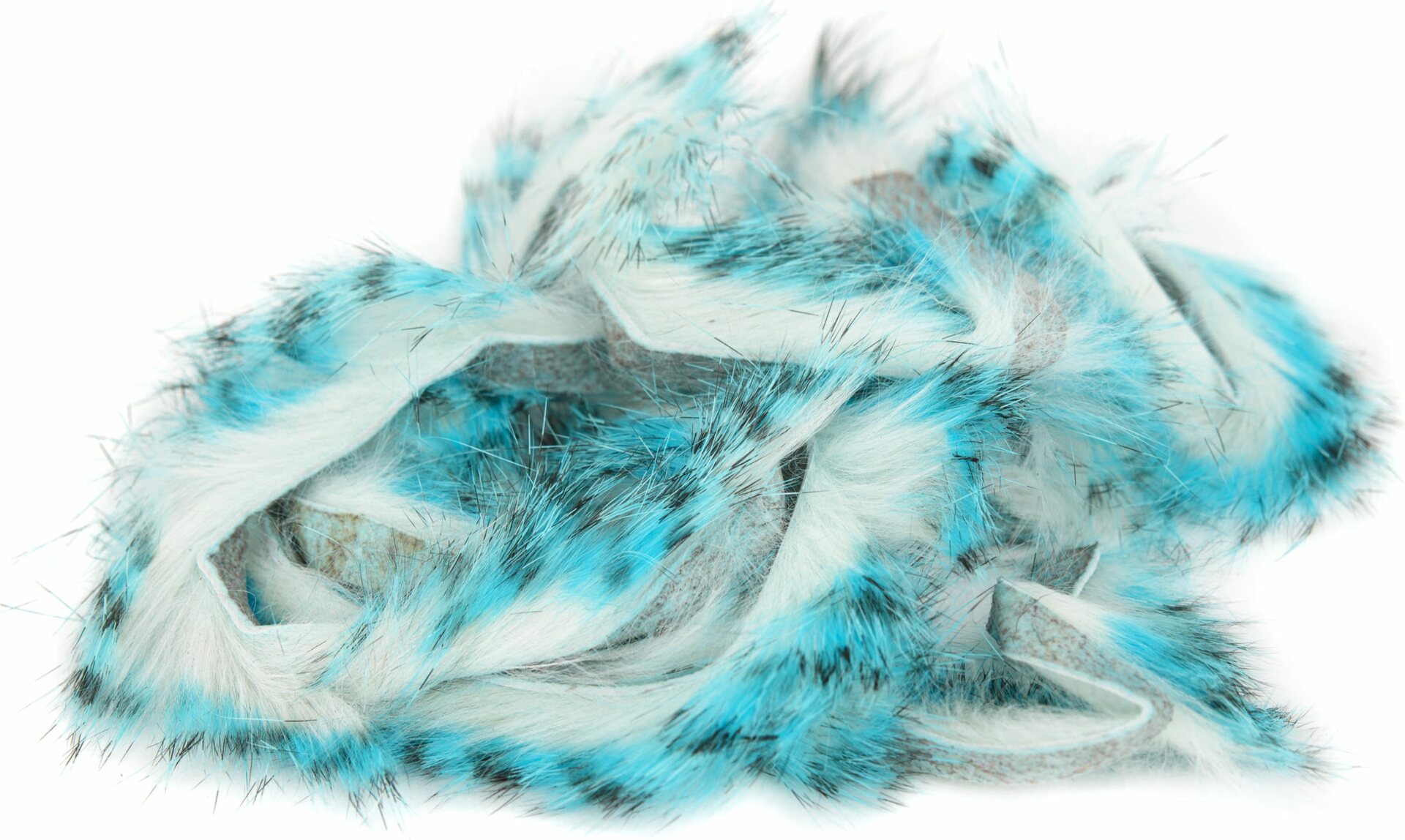 Fly Dressing MG Tiger Barred Strips Blue / Black White