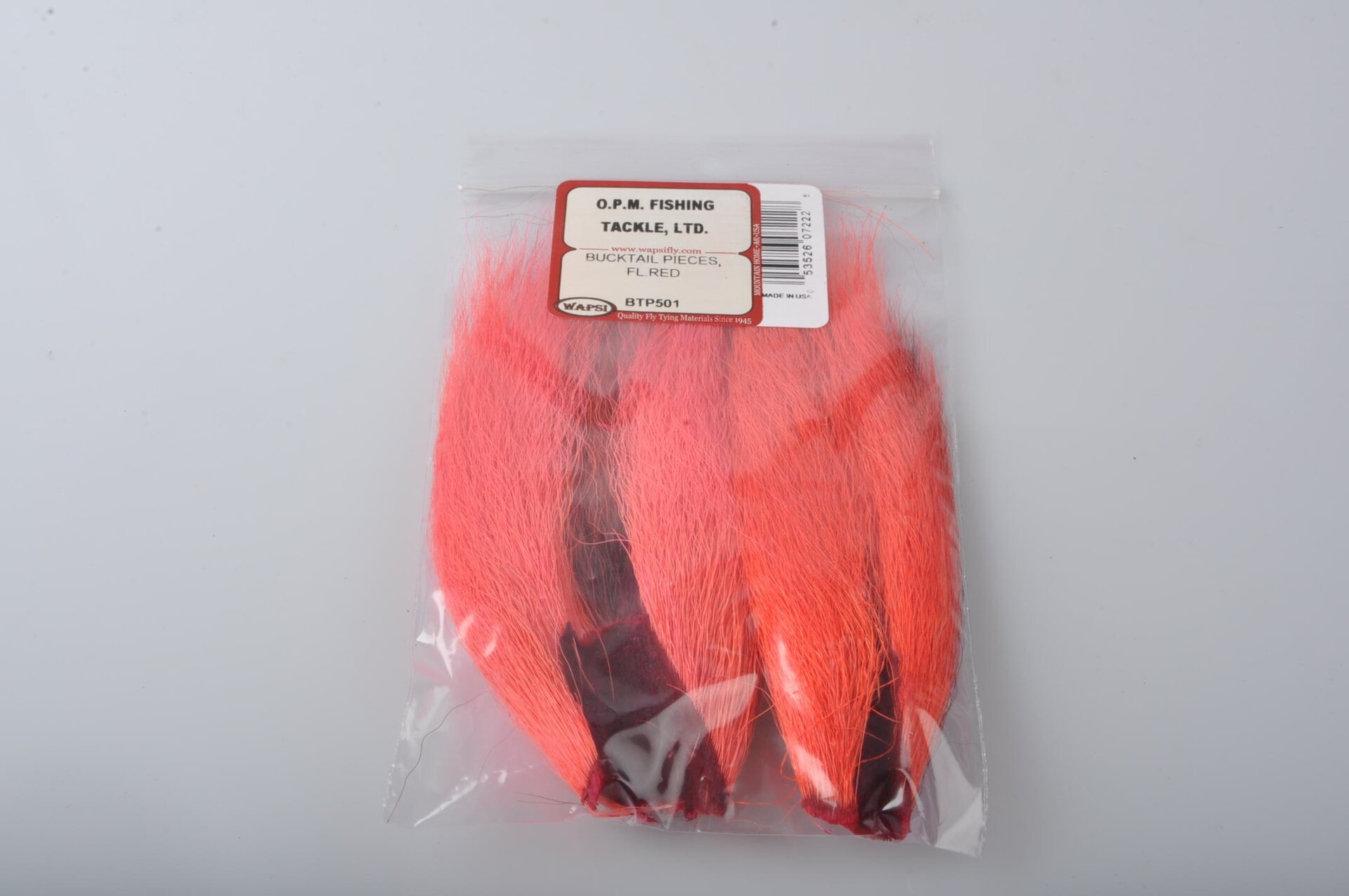 Wapsi Bucktail pieces FL. Red