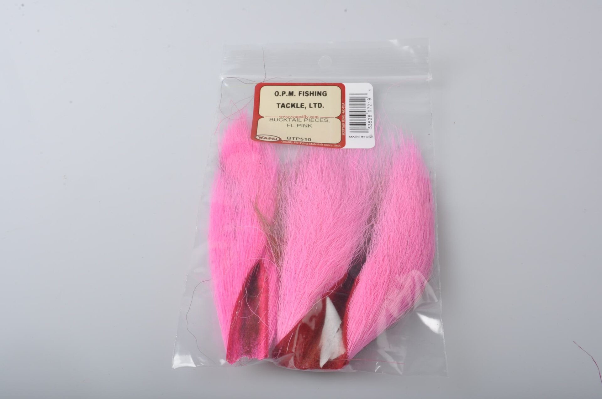 Wapsi Bucktail pieces FL. Pink