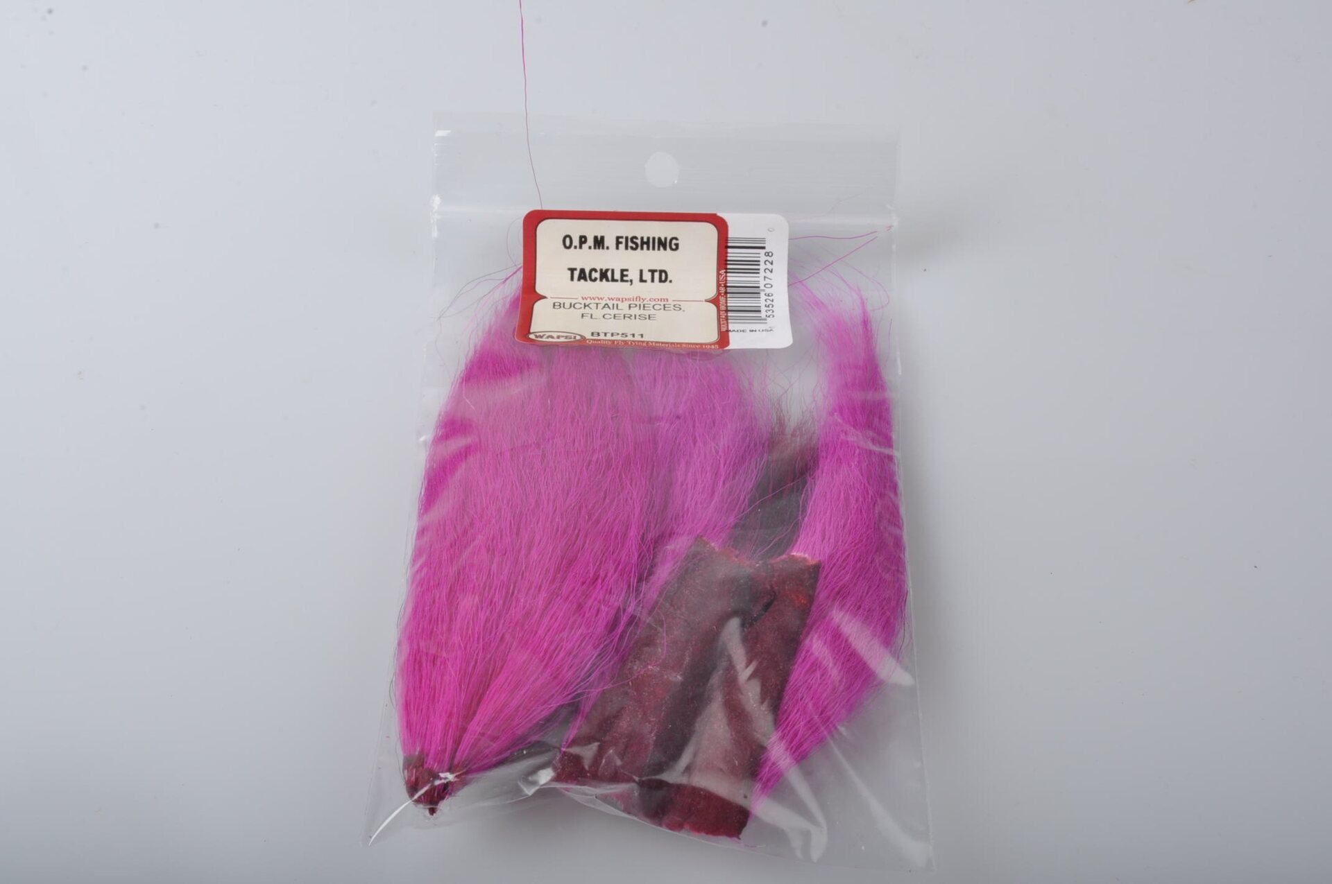 Wapsi Bucktail pieces FL Cerise