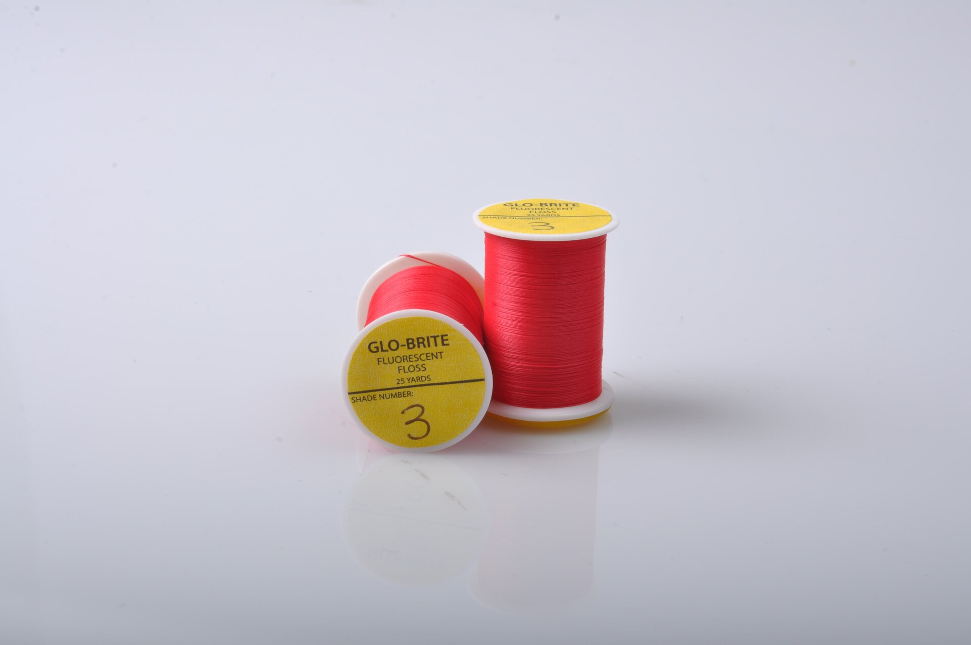 Veniard Glo-Brite Fluorescent Floss 25 Yards No. 03 Crimson