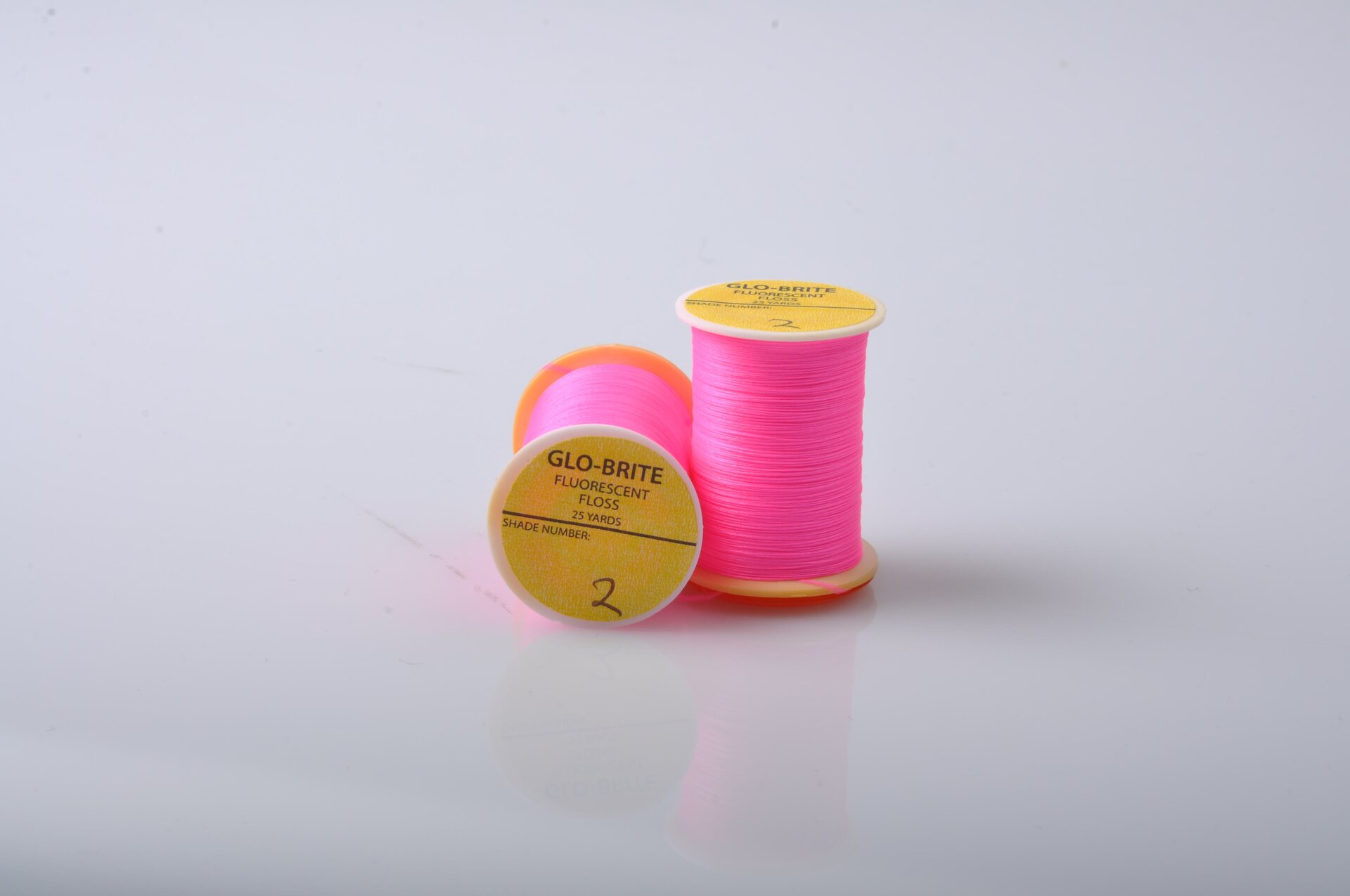 Veniard Glo-Brite Fluorescent Floss 25 Yards No. 02 Pink