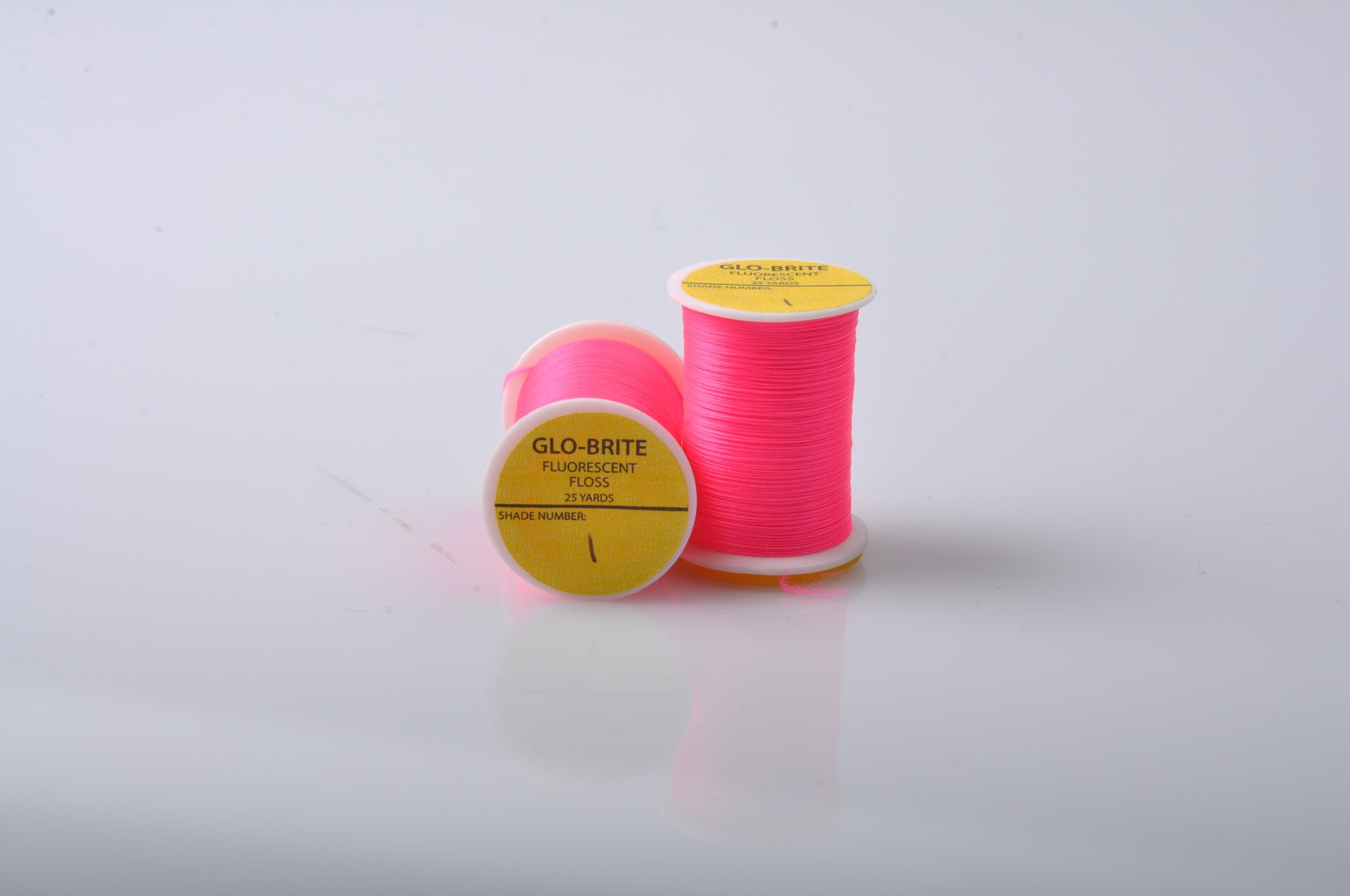 Veniard Glo-Brite Fluorescent Floss 25 Yards No. 01 Neon Magenta