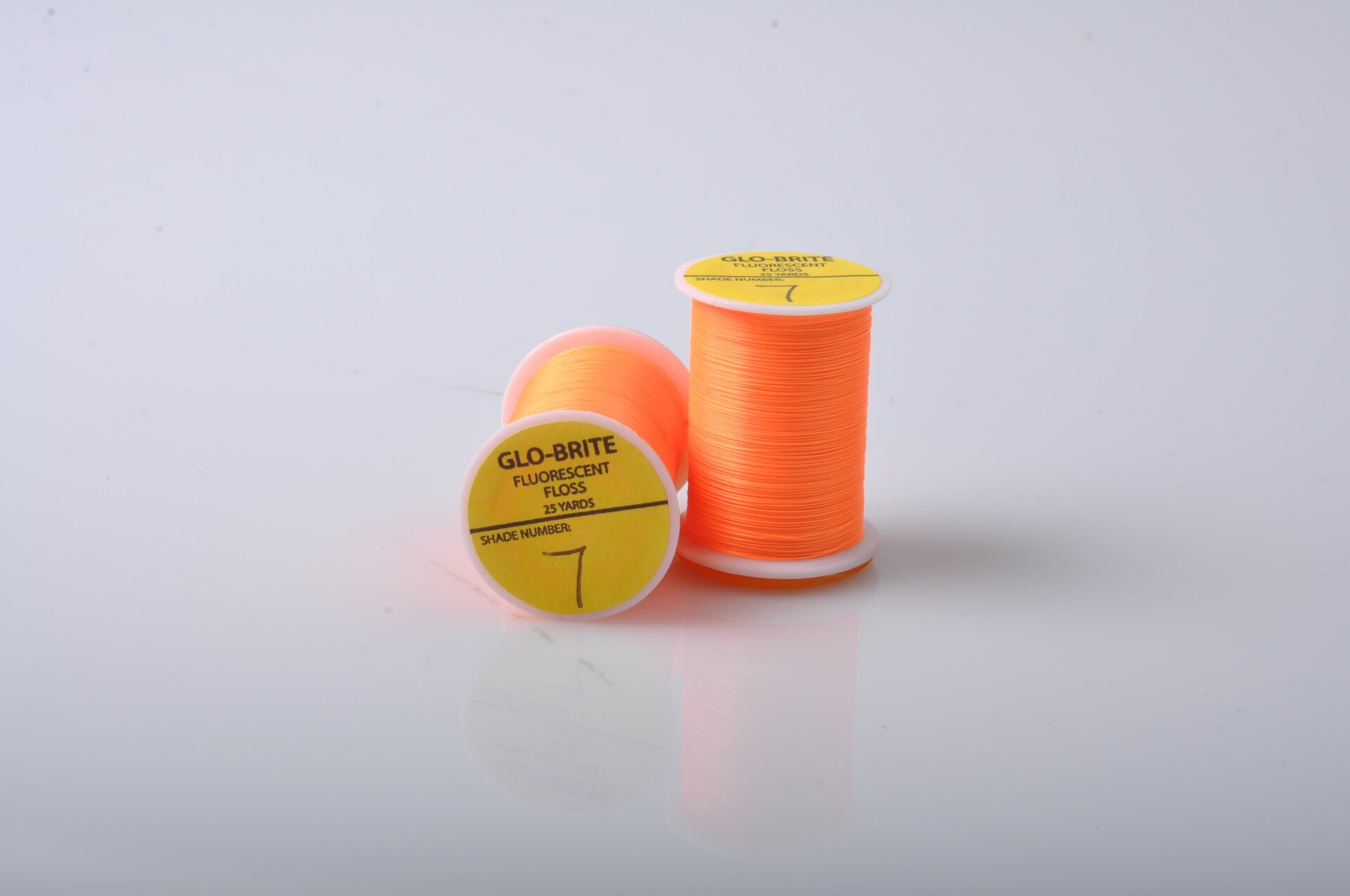Veniard Glo-Brite Fluorescent Floss 25 Yards 7 Orange