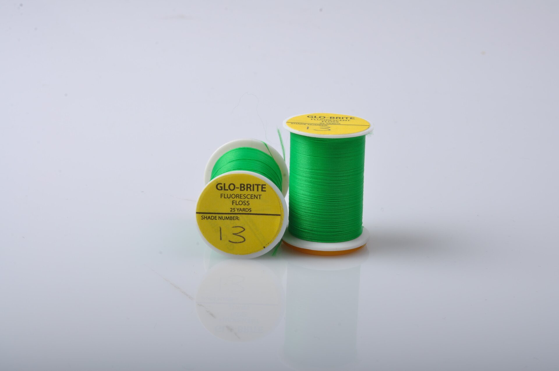 Veniard Glo-Brite Fluorescent Floss 25 Yards No.13 Green