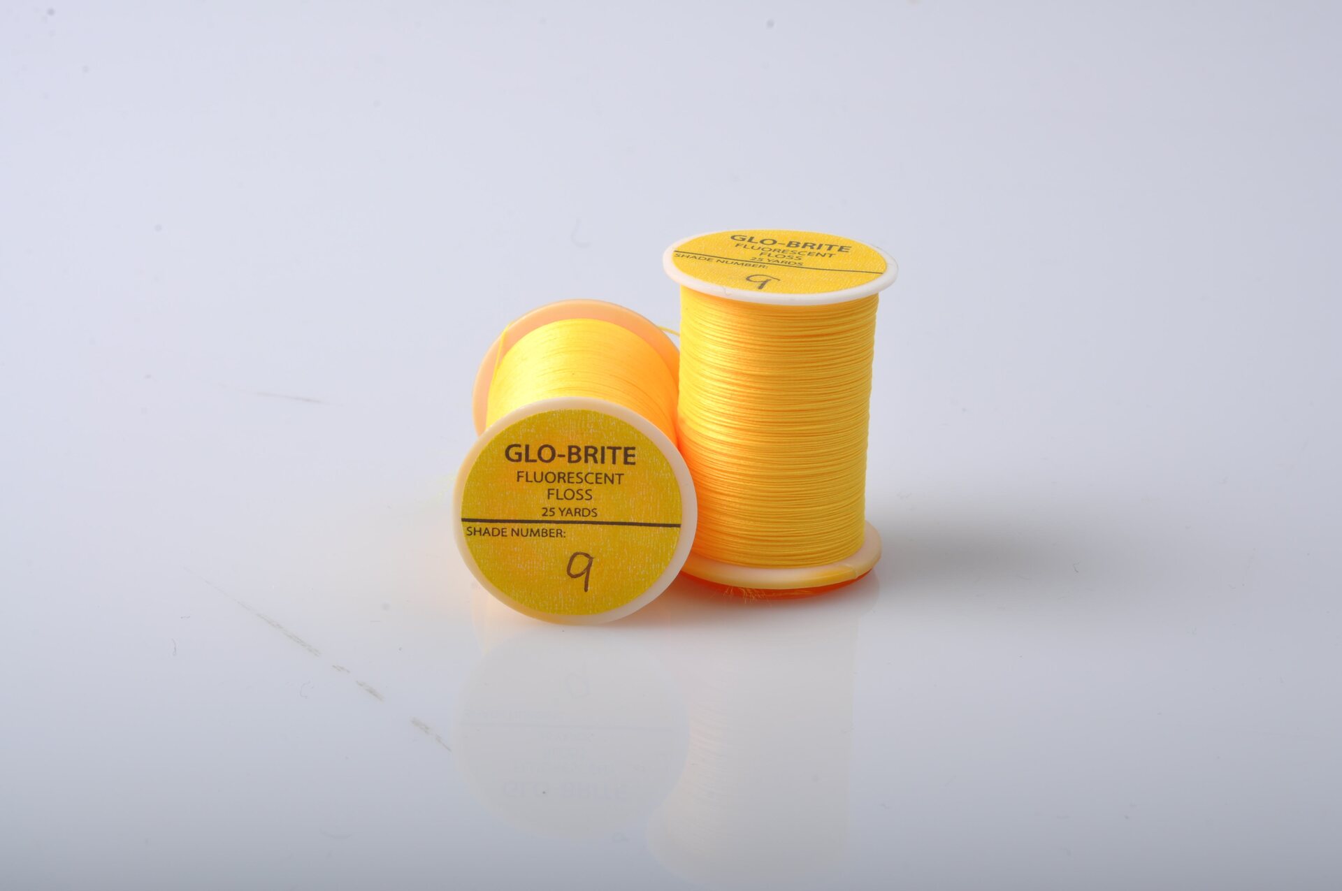 Veniard Glo-Brite Fluorescent Floss 25 Yards No. 09 Chrome Yellow