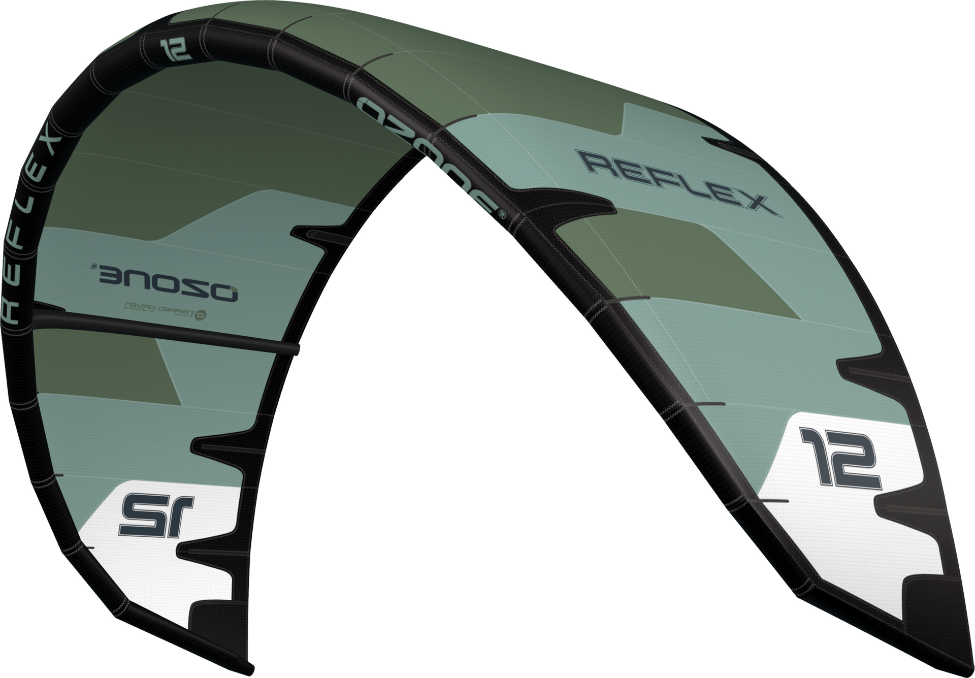 Ozone Reflex V1 Kite Only 5m² Olive Green/Sage Green/White