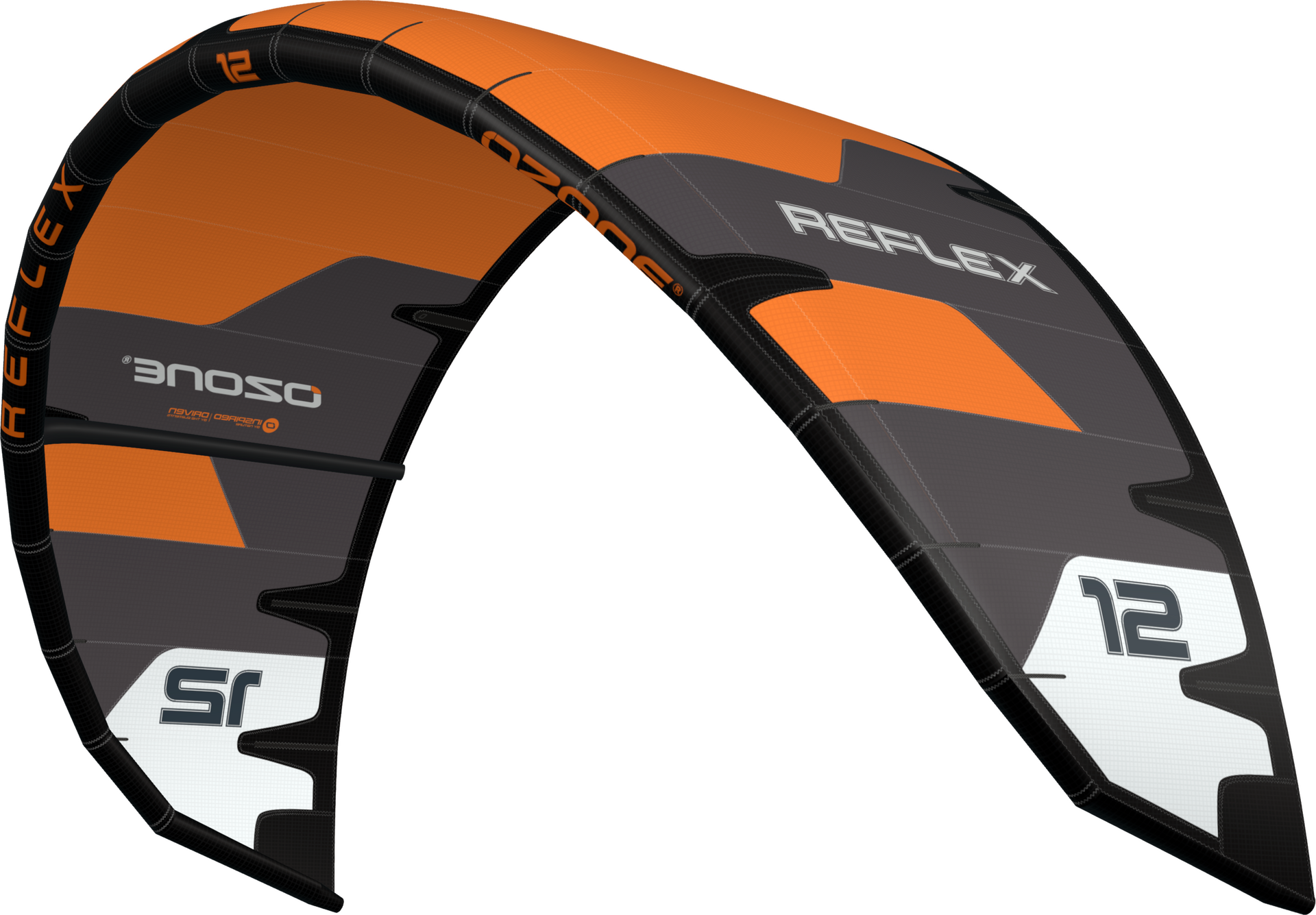 Ozone Reflex V1 Kite Only 5m² Orange/Carbon Grey/White