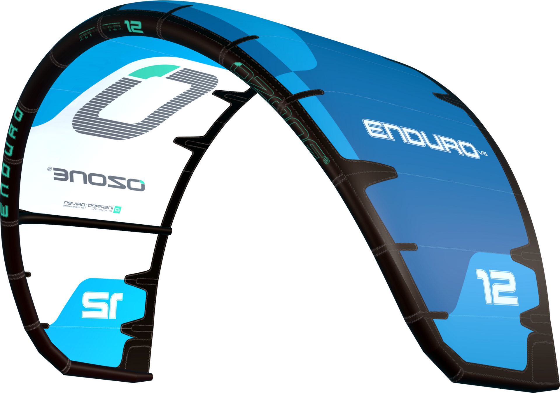 Ozone Enduro V5 Kite Only 9m² Marine Blue/Light Blue/White