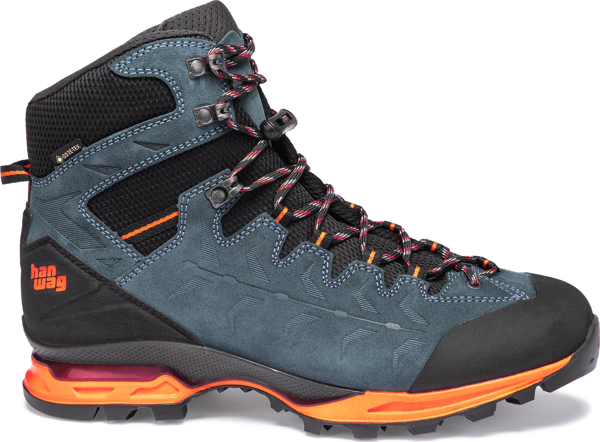 Hanwag Makra Trek GTX Mens Steel/Orange