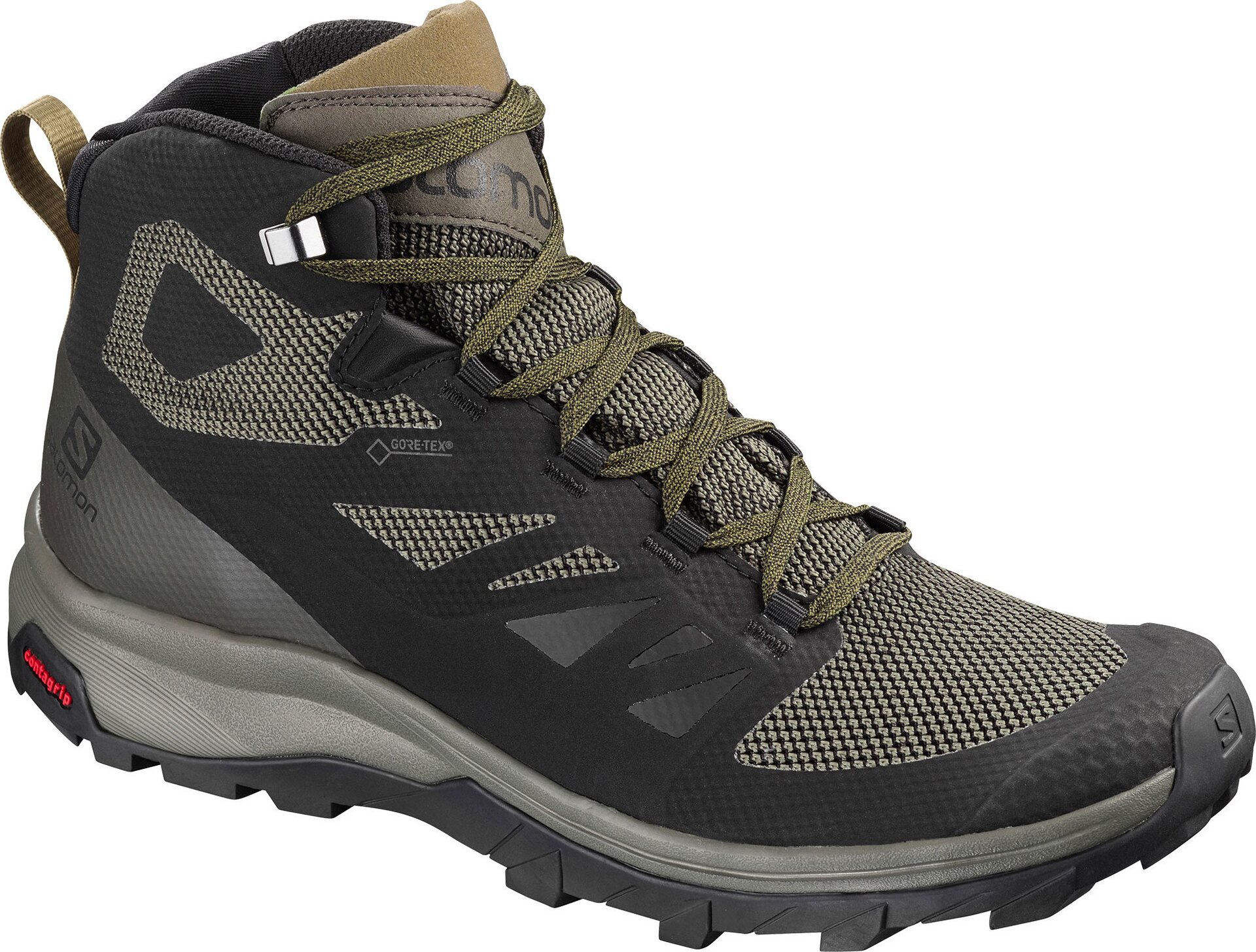 Salomon OUTline Mid GTX Black/Beluga/Capers