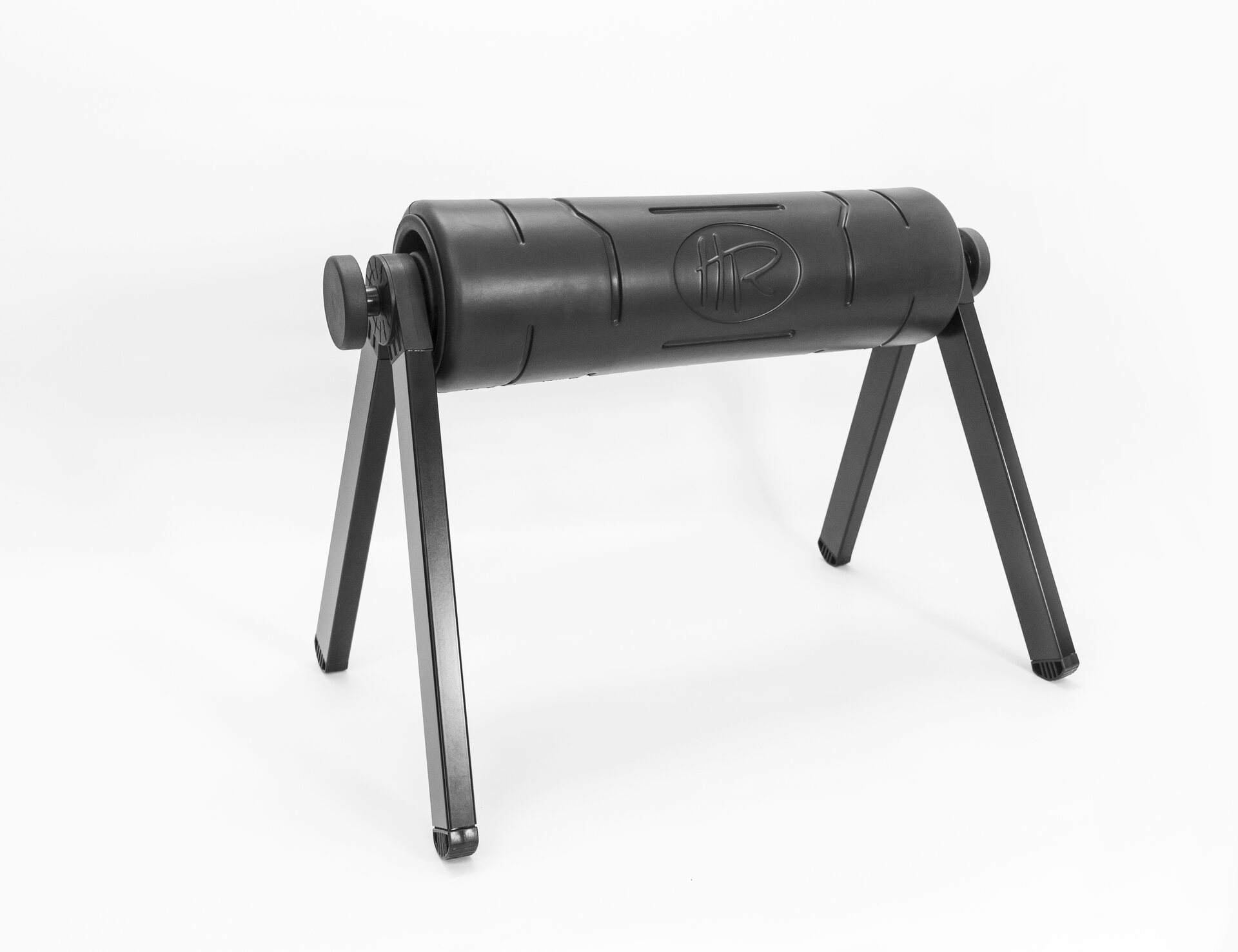 HighRoller Muscle Care Black roll, black legs