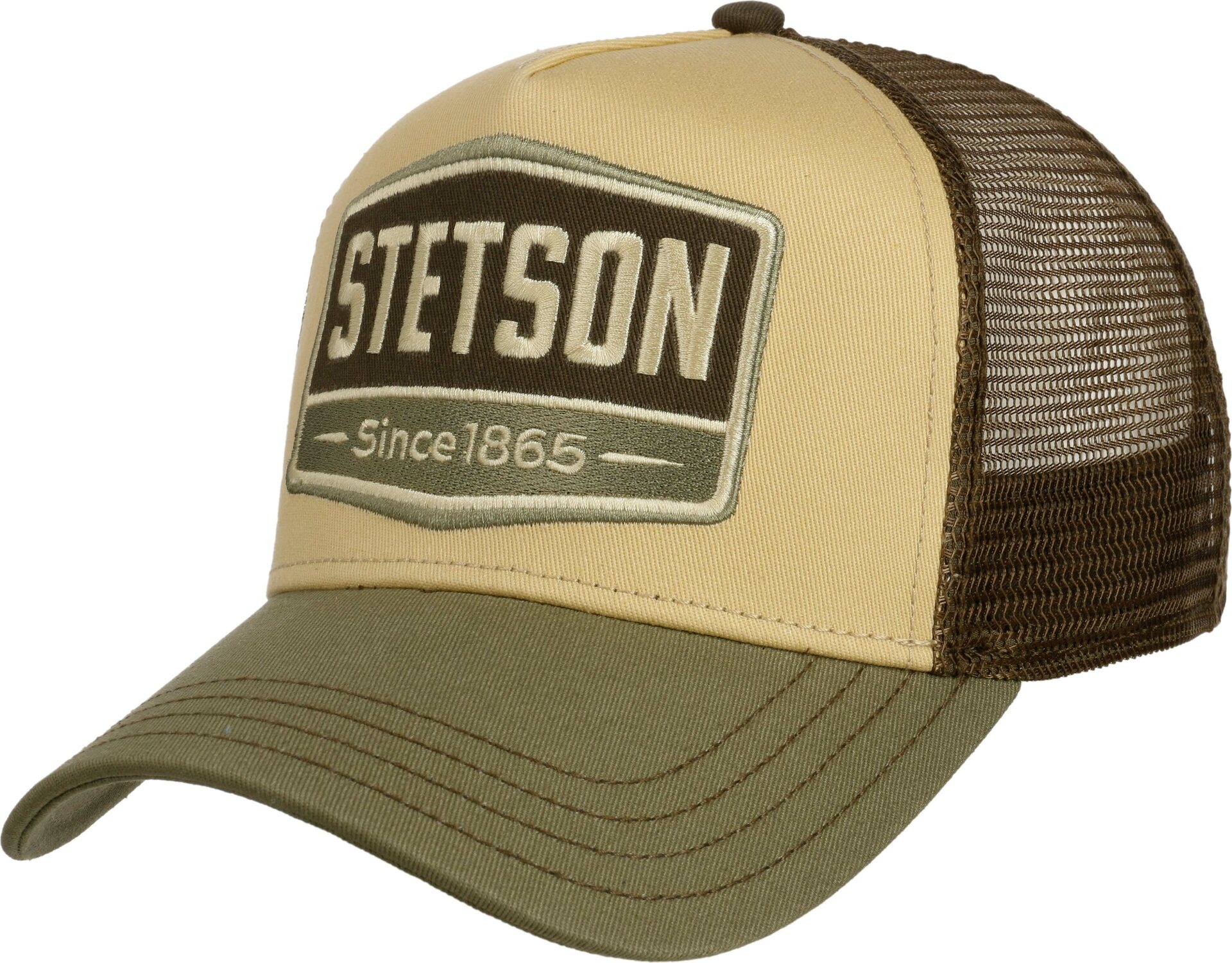 Stetson Trucker Cap Gasoline (Green/Beige)