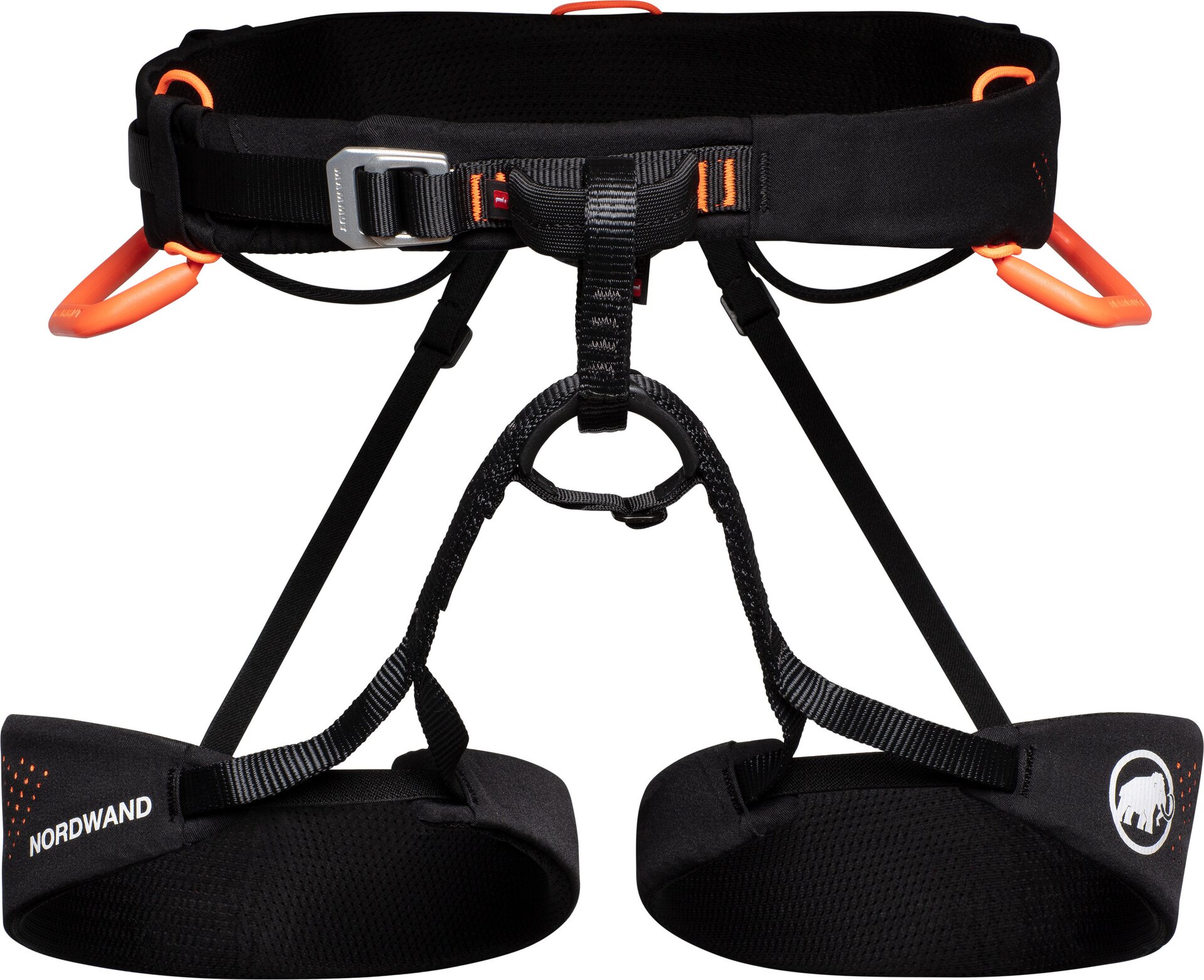 Mammut Nordwand Harness Unisex Black / Vibrant Orange