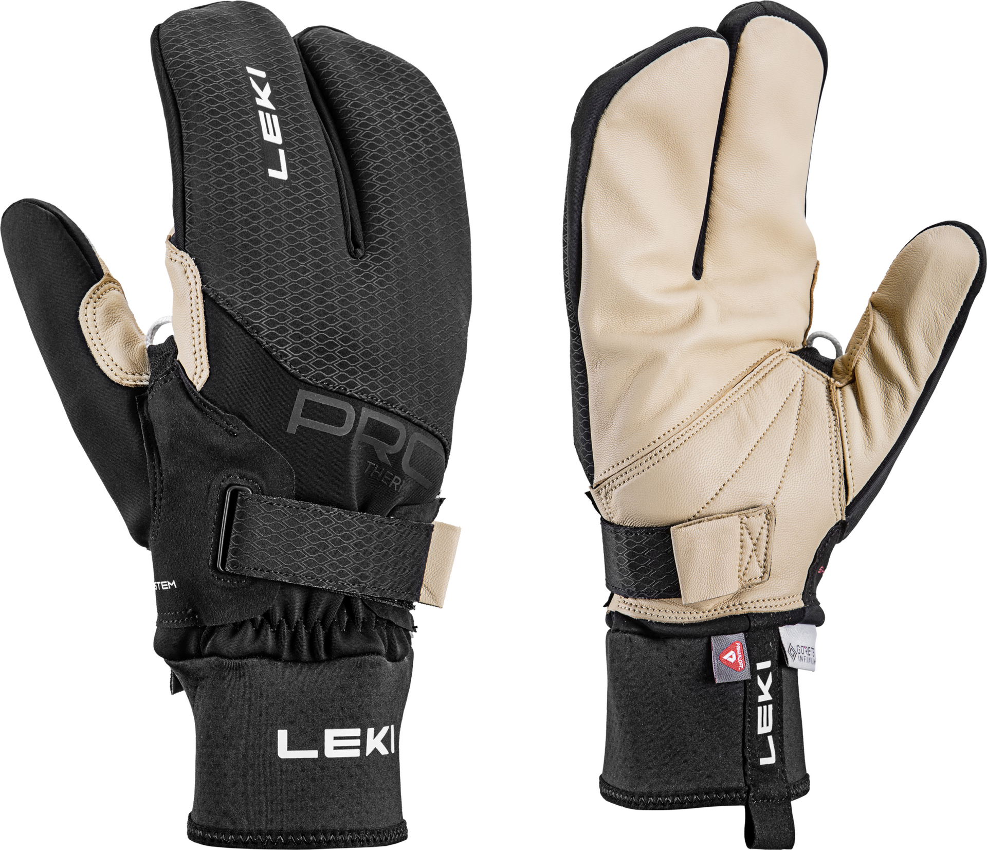 LEKI PRC Premium Thermoplus Shark Lobster Black-Sand