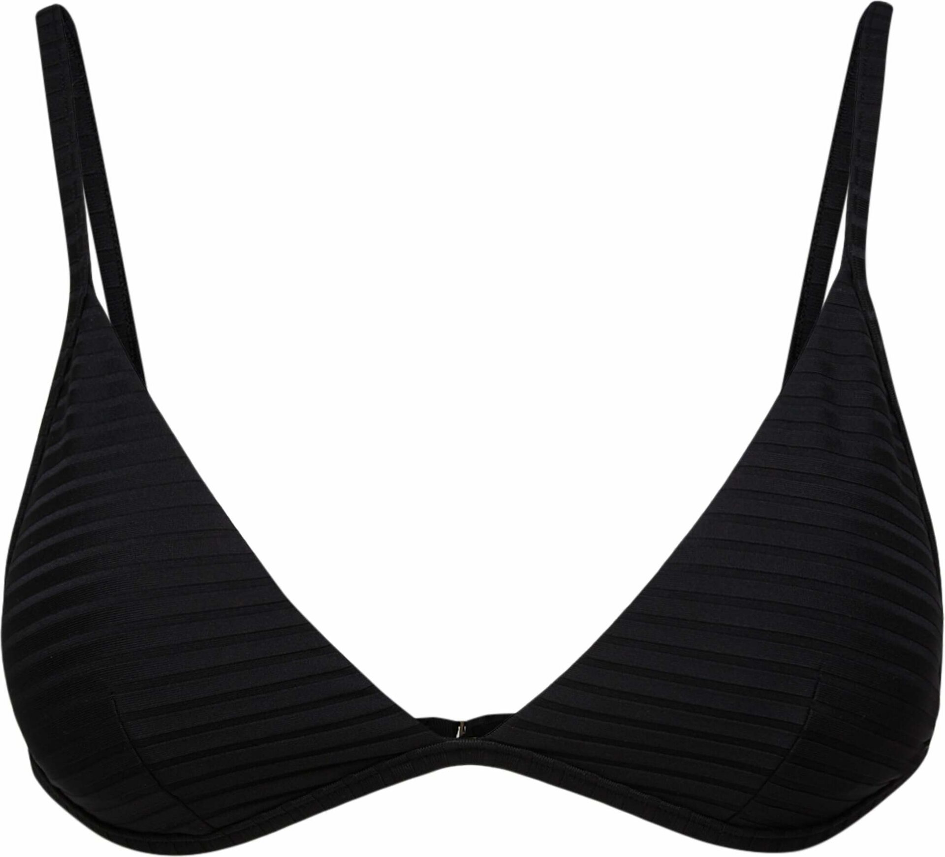 Rip Curl Premium Surf Banded Fixed Triangle Bikini Top Black