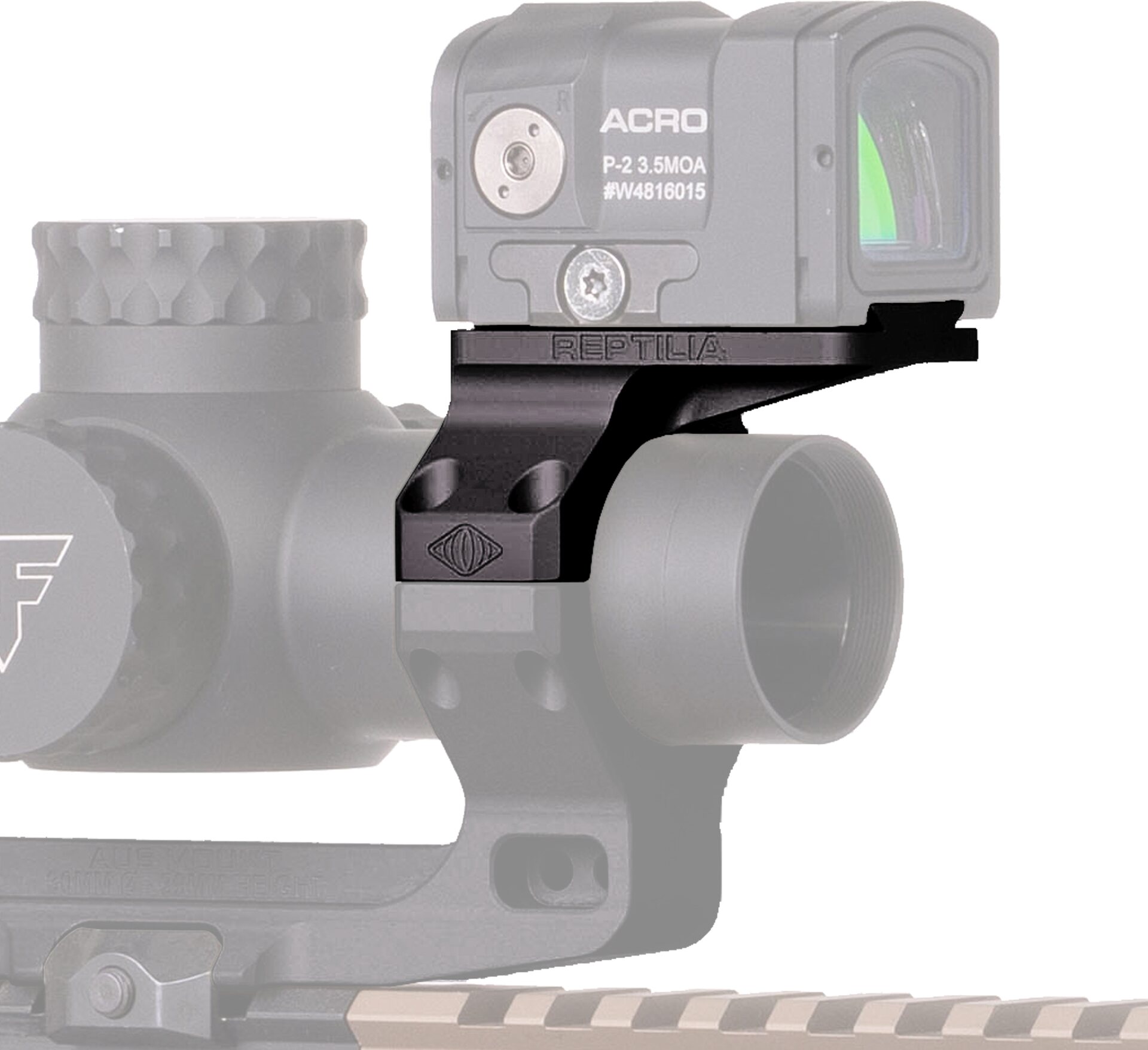 Reptilia ROF-90 for Reptilia AUS™ and Geissele Super Precision Mounts Black