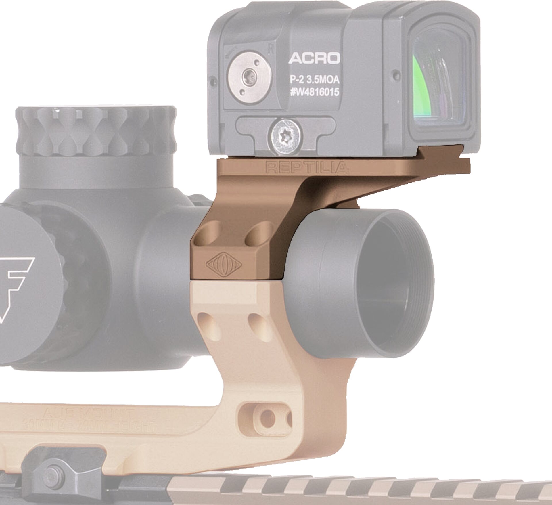 Reptilia ROF-90 for Reptilia AUS™ and Geissele Super Precision Mounts FDE