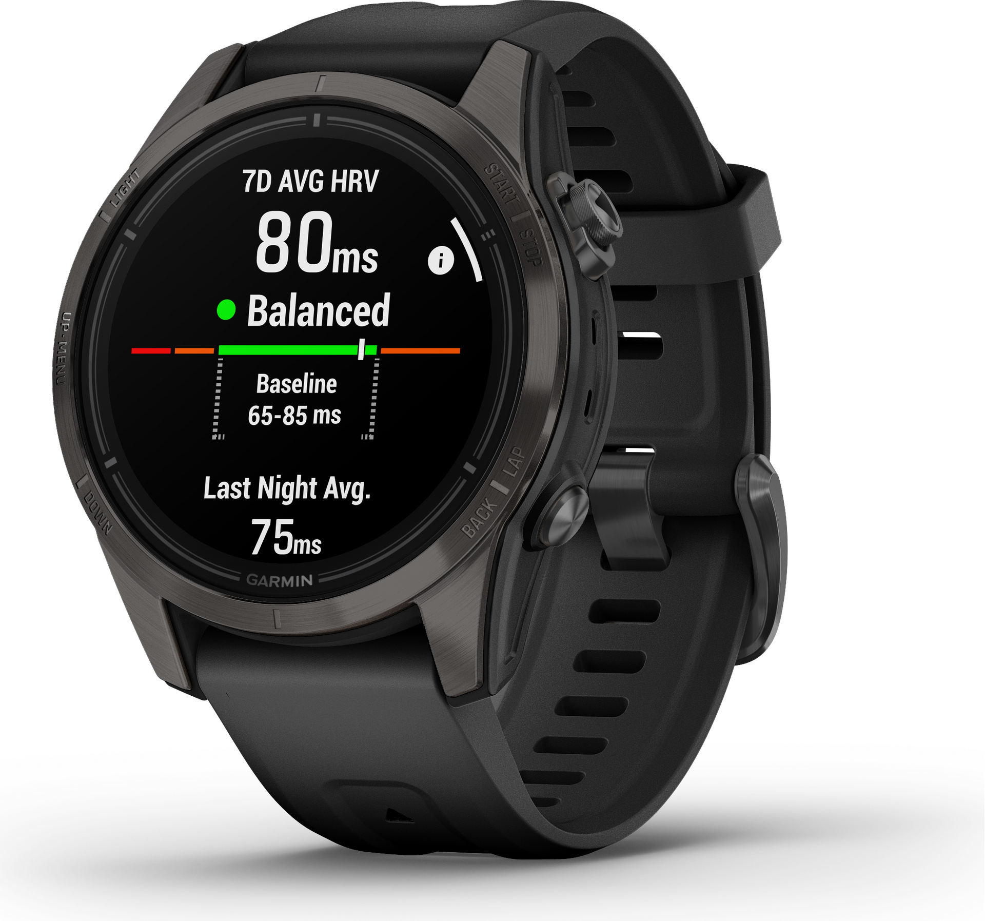 Garmin - Carbon Gray DLC Ti / Black