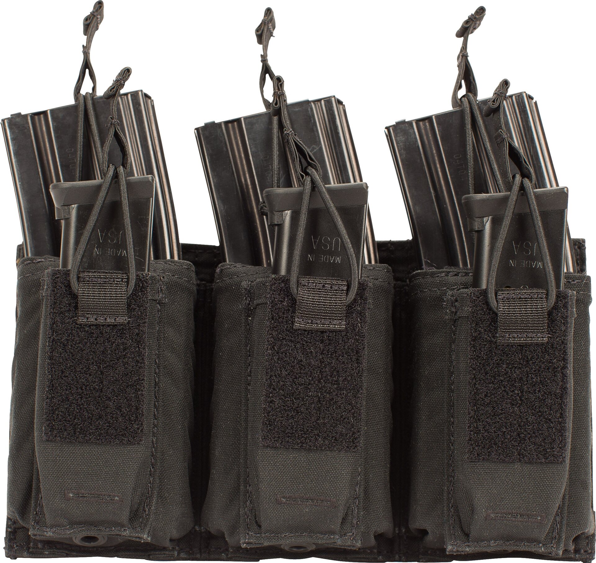 First Spear M4 Triple Speed Reload with Pistol Pockets, 6/9 Black