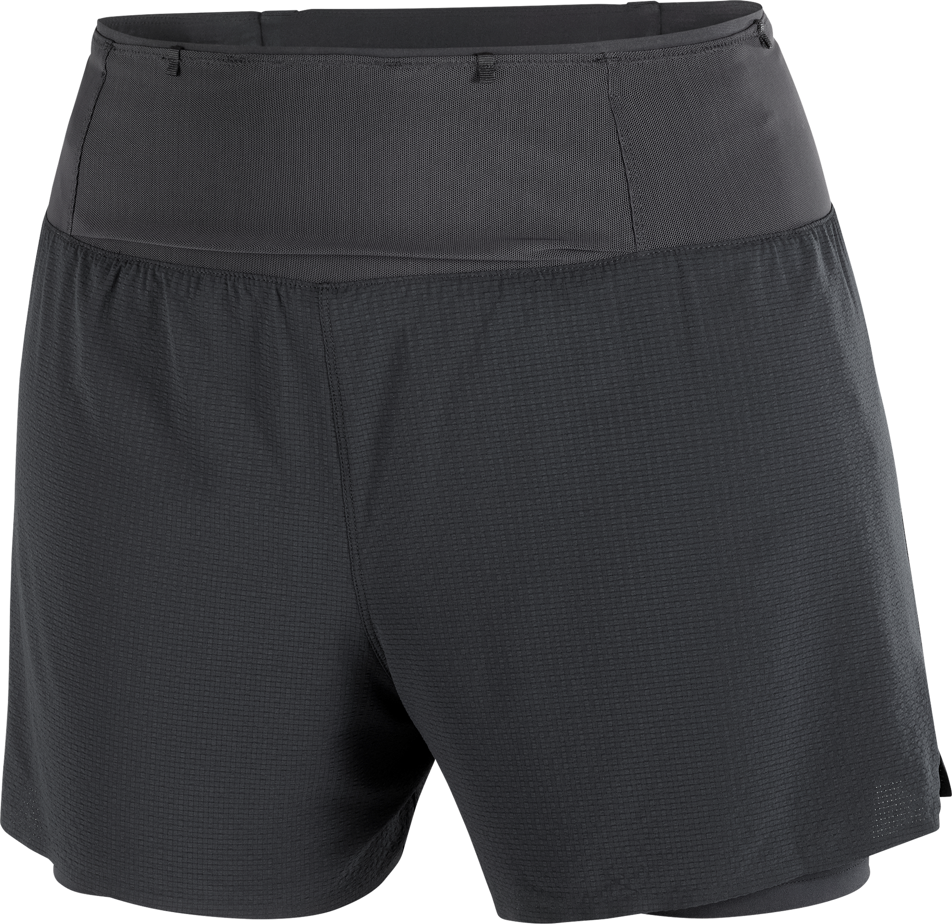 Salomon Sense Aero 2in1 4" Trail Short Womens Deep Black