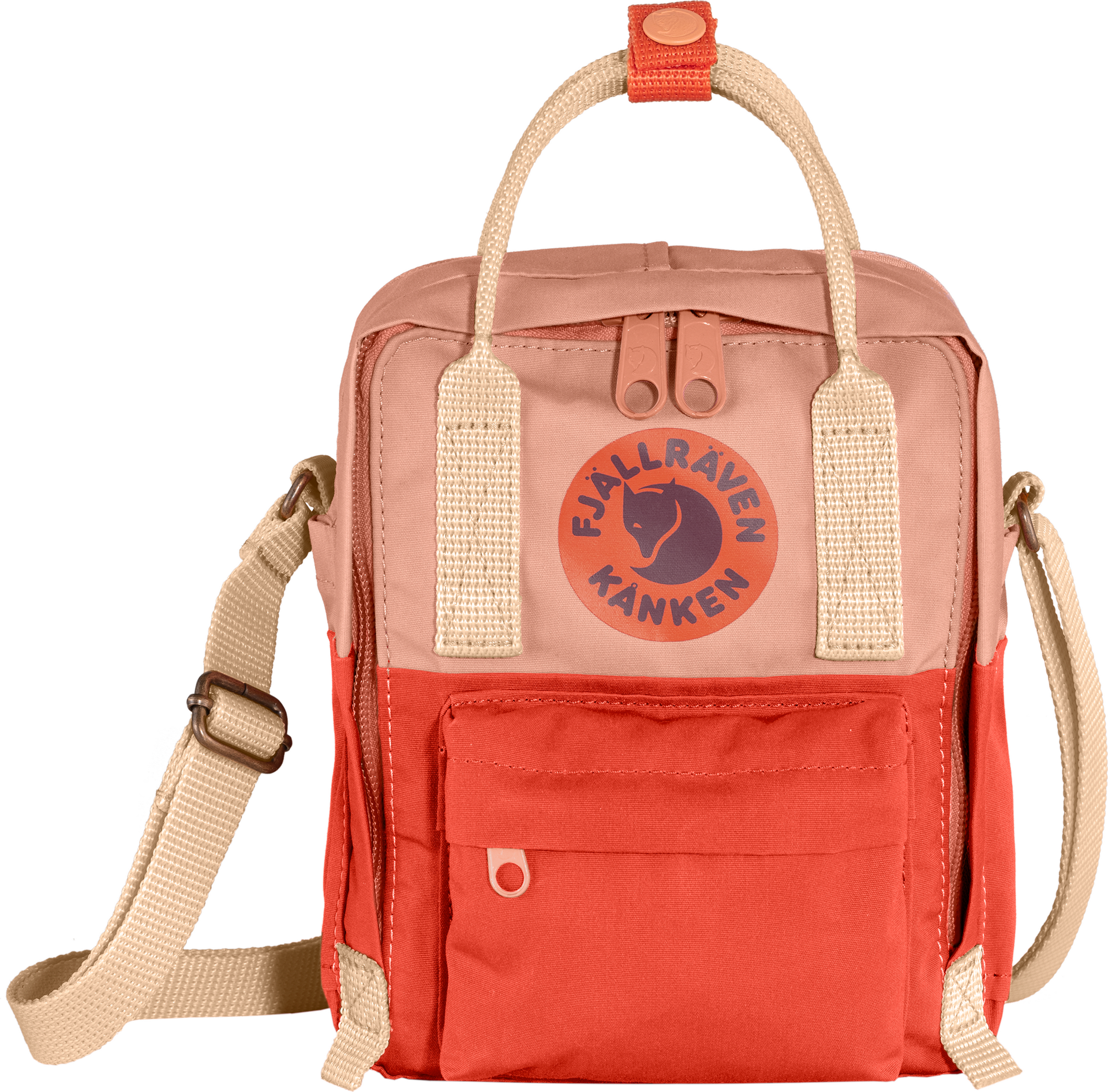 Fjällräven Kånken Art Sling Poppy Fields-Cotton Sky (983-984)