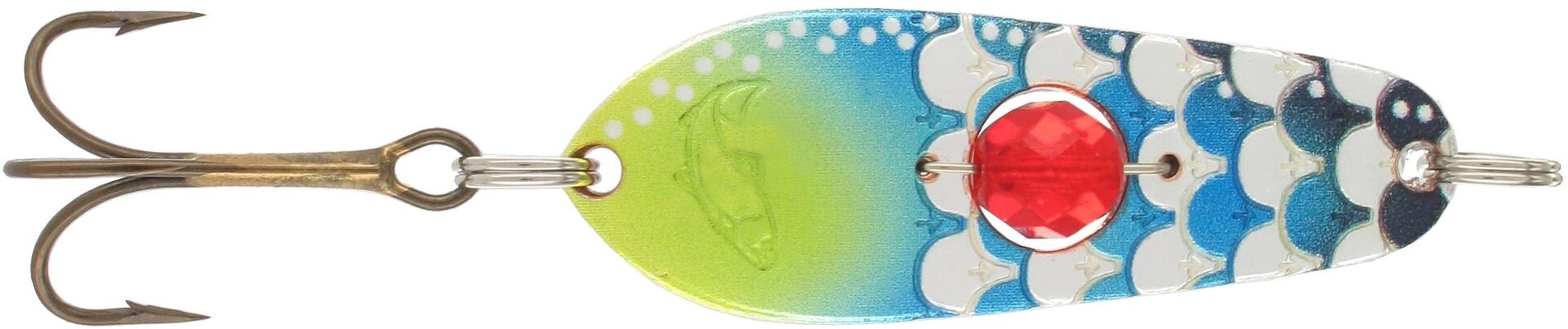 Kuusamon Uistin Räsänen 50mm/11g Helmi BLU/GR/S-C