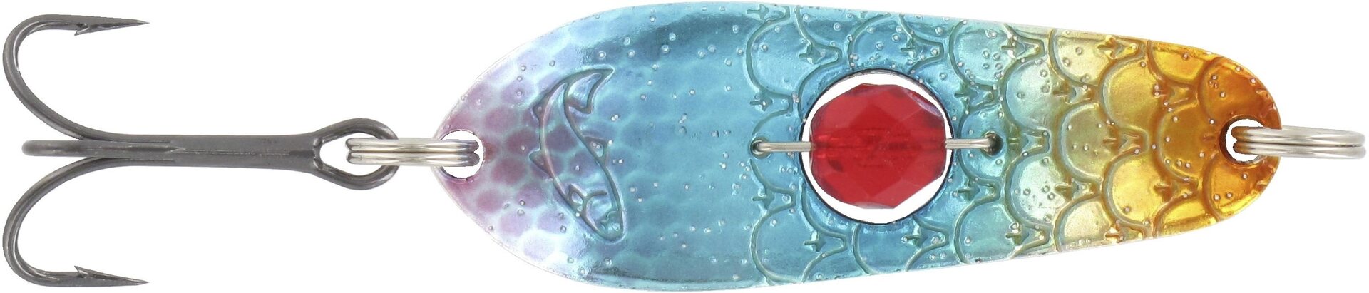 Kuusamon Uistin Räsänen 50mm/11g Helmi GL/R/O/BLU-S, UV