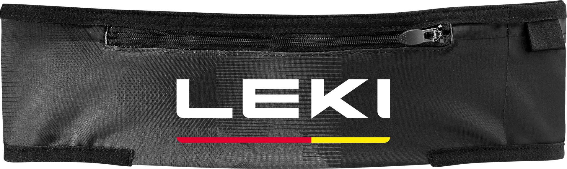 LEKI Trail Running Pole Belt Black - Shuttle Grey